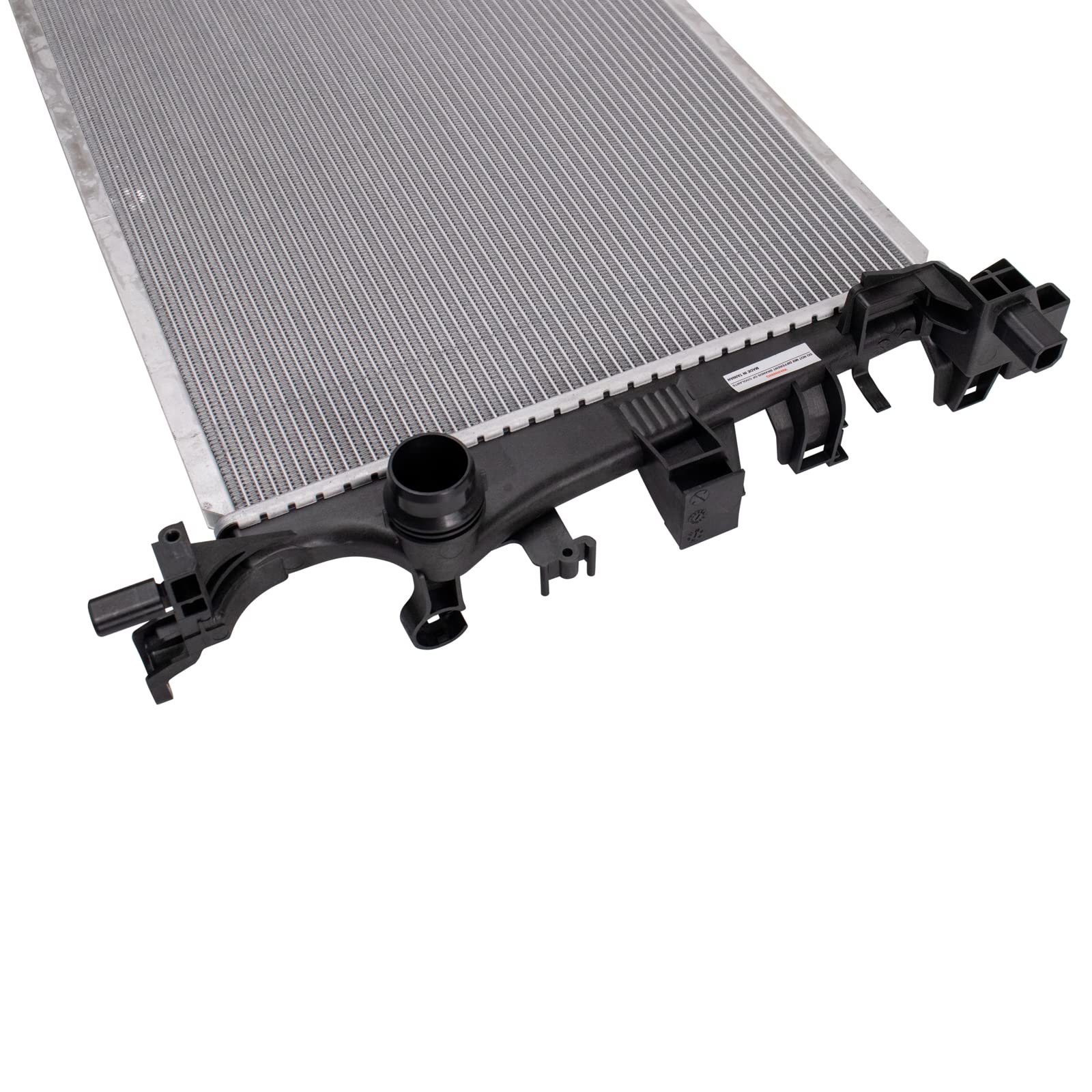 Trq Radiator Assembly Aluminum Core Compatible With 16-18 Fiat 500X 15-18 Jeep Renegade Cu13535