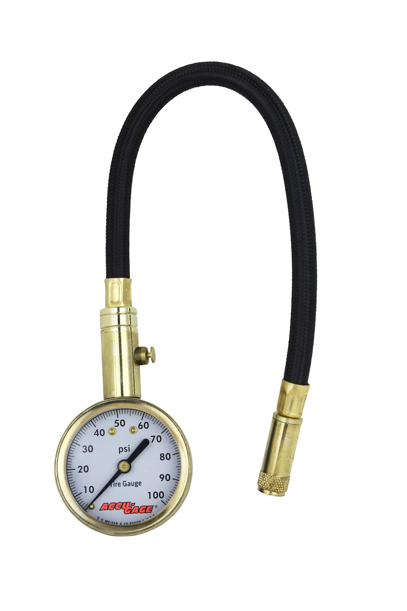 Accu-Gage H100X PSI Dial Tire Gauge