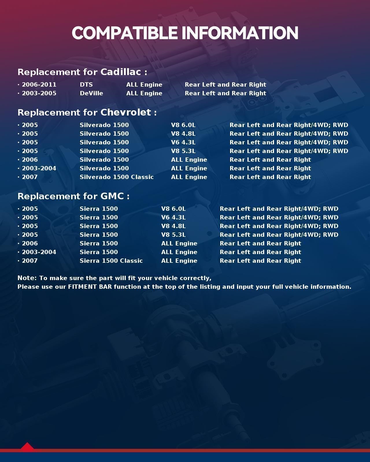 Kax Disc Brake Caliper Assembly Fit For Chevrolet/Gmc/Cadillac -Silverado 1500, Silverado 1500 Classic, Sierra 1500, Dts, Sierra