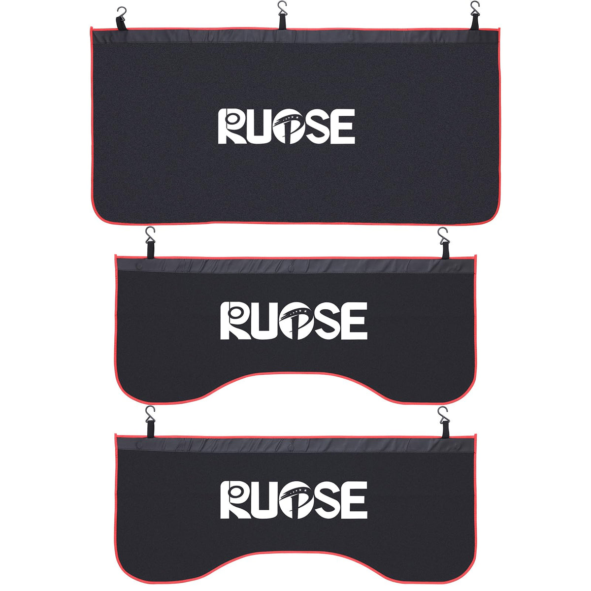 Rupse 3 Pcs Fender Protectors For Mechanics,Microfiber Leather Car Fender Cover Mats Pads,Mechanic Magnetic Fender Protector Mat