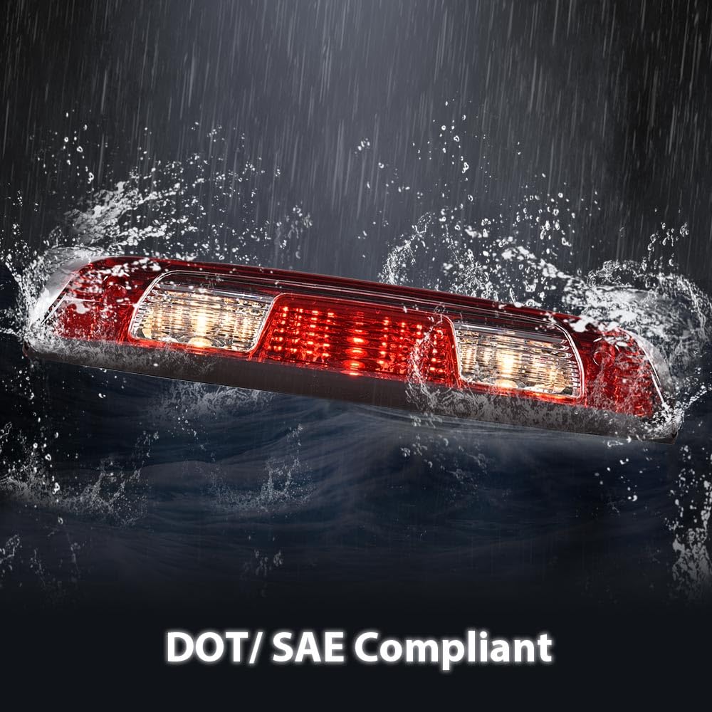 Cheda Rear High Mount 3Rd Third Brake Light Compatible With Chevy Silverado/Gmc Sierra 1500 2500 3500 2015-2021 23509162 8490039