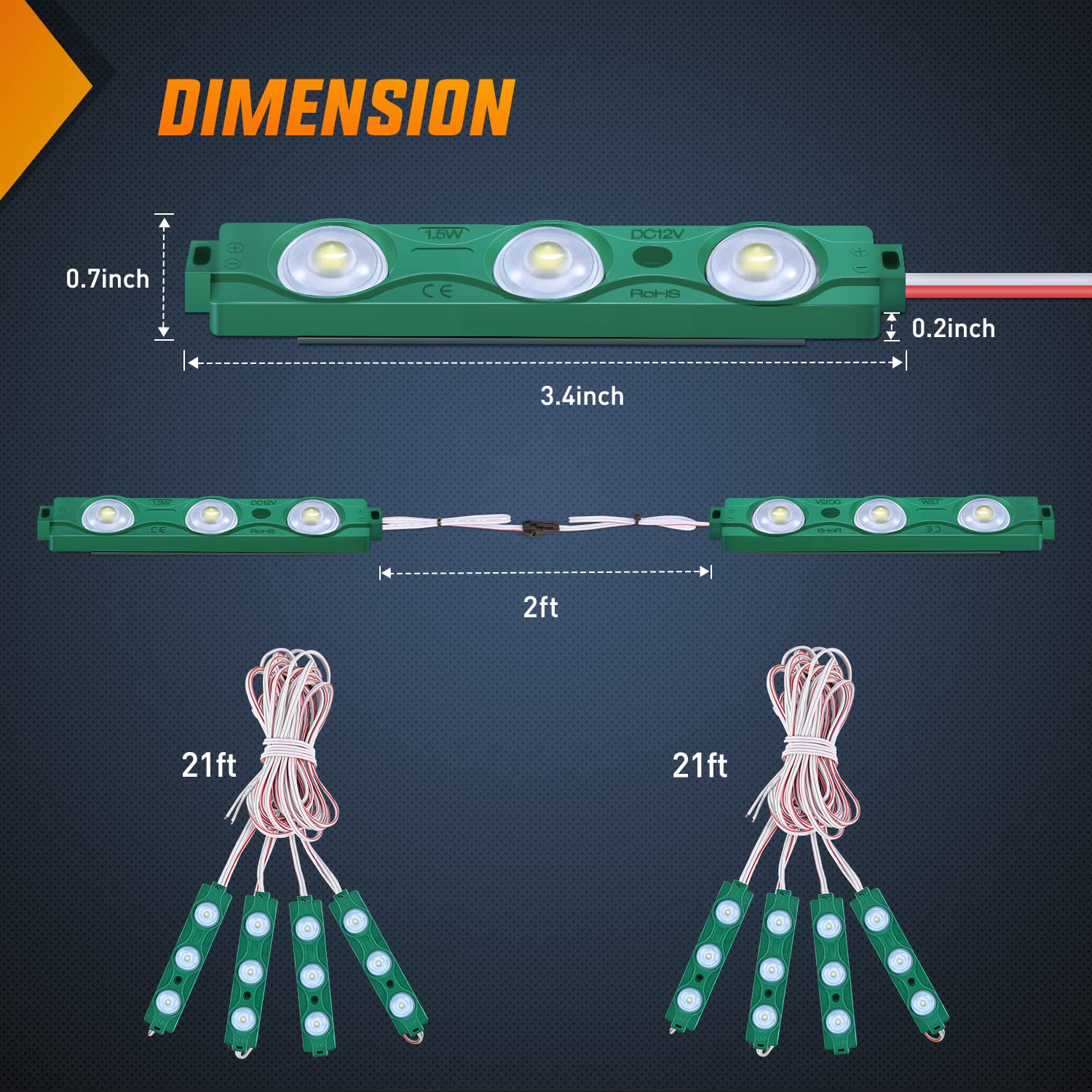 Nilight Tr-117-H 8Pcs Truck Pickup Bed Light 24Led Green Cargo Rock Lighting Kits With Switch For Van Off-Road Under Car Side Ma