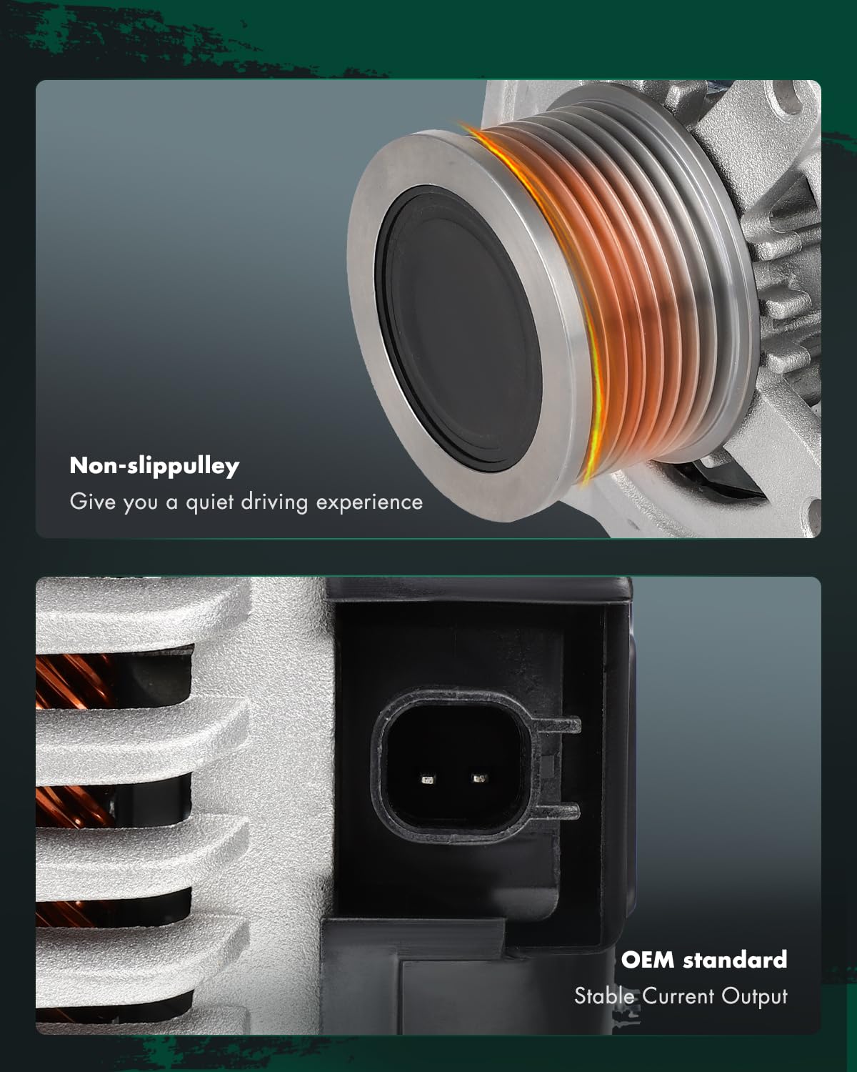 SCITOO Alternator Fits for Dodge for Ram 2500/3500 2007-2010, for Ram 4500/5500 2008-2010 & for Ram 2500/3500/4500/5500 2011-201