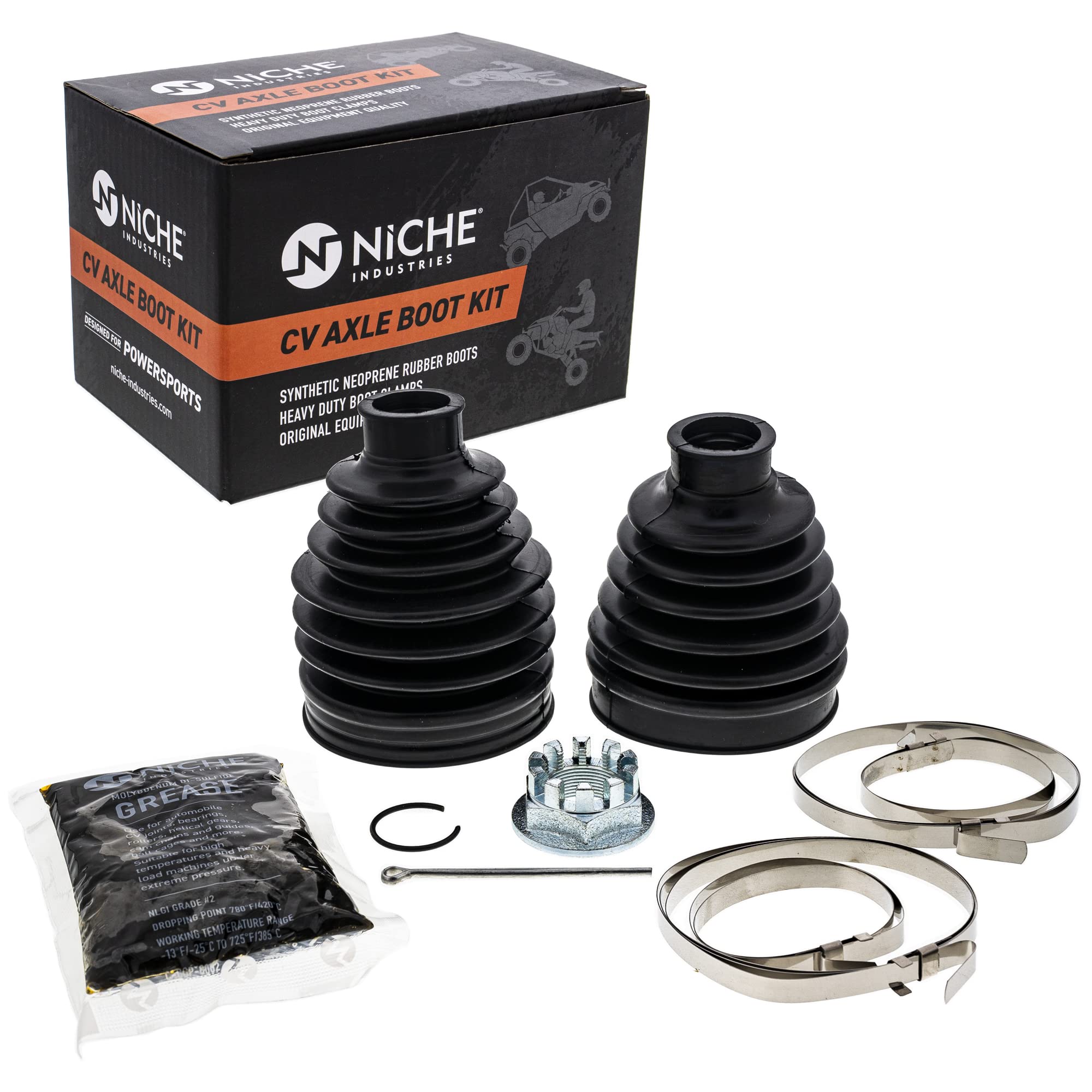 Niche Rear Cv Axle Boot Kit For Honda 42230-Hr6-A62 Rancher 420 Foreman Rubicon 500 Atv