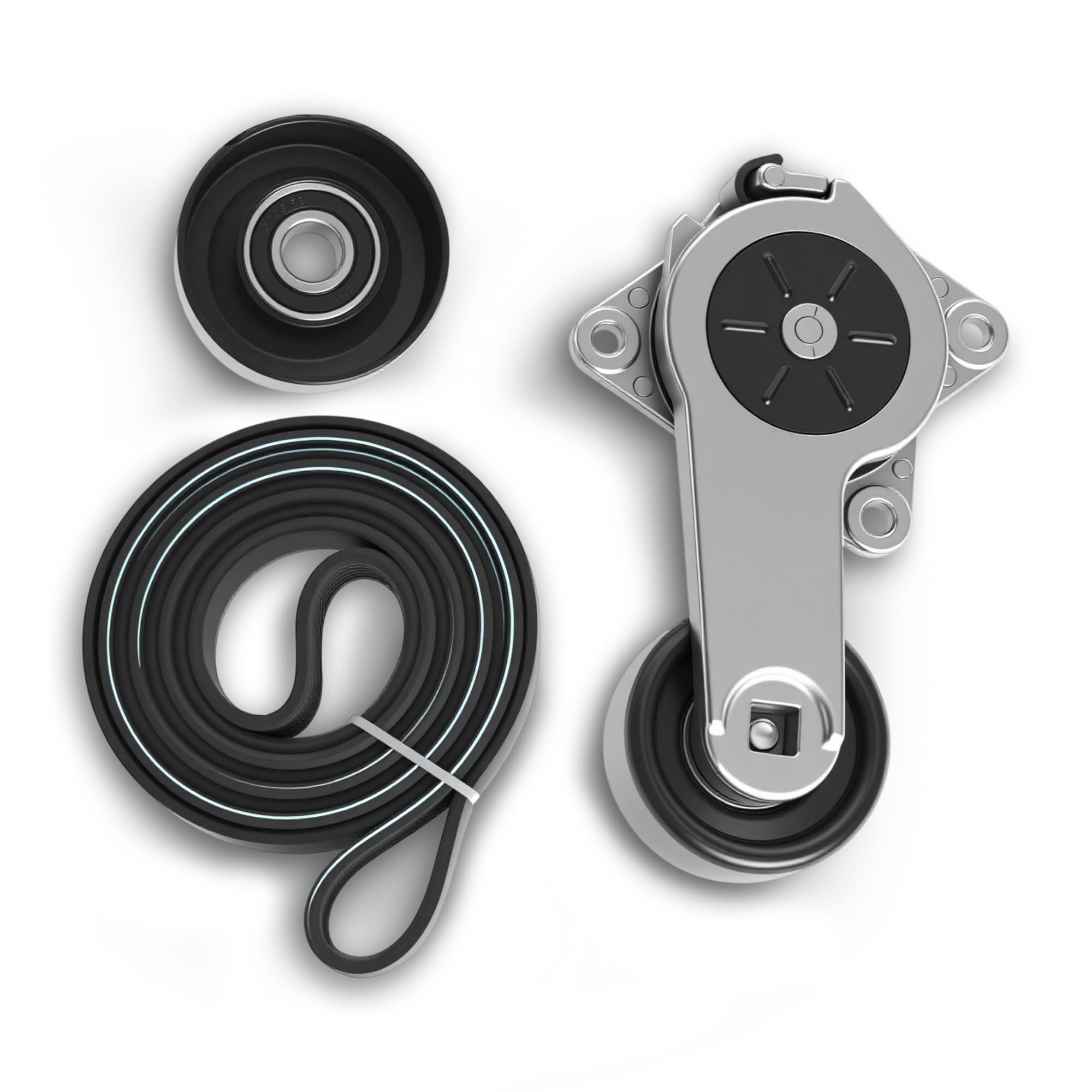 Riyhch Belt Tensioner Idler Pulley Assembly Set,For Ford Mustang Thunderbird Crown Victoria 4.6L 1995 1996 1997 1998 1999