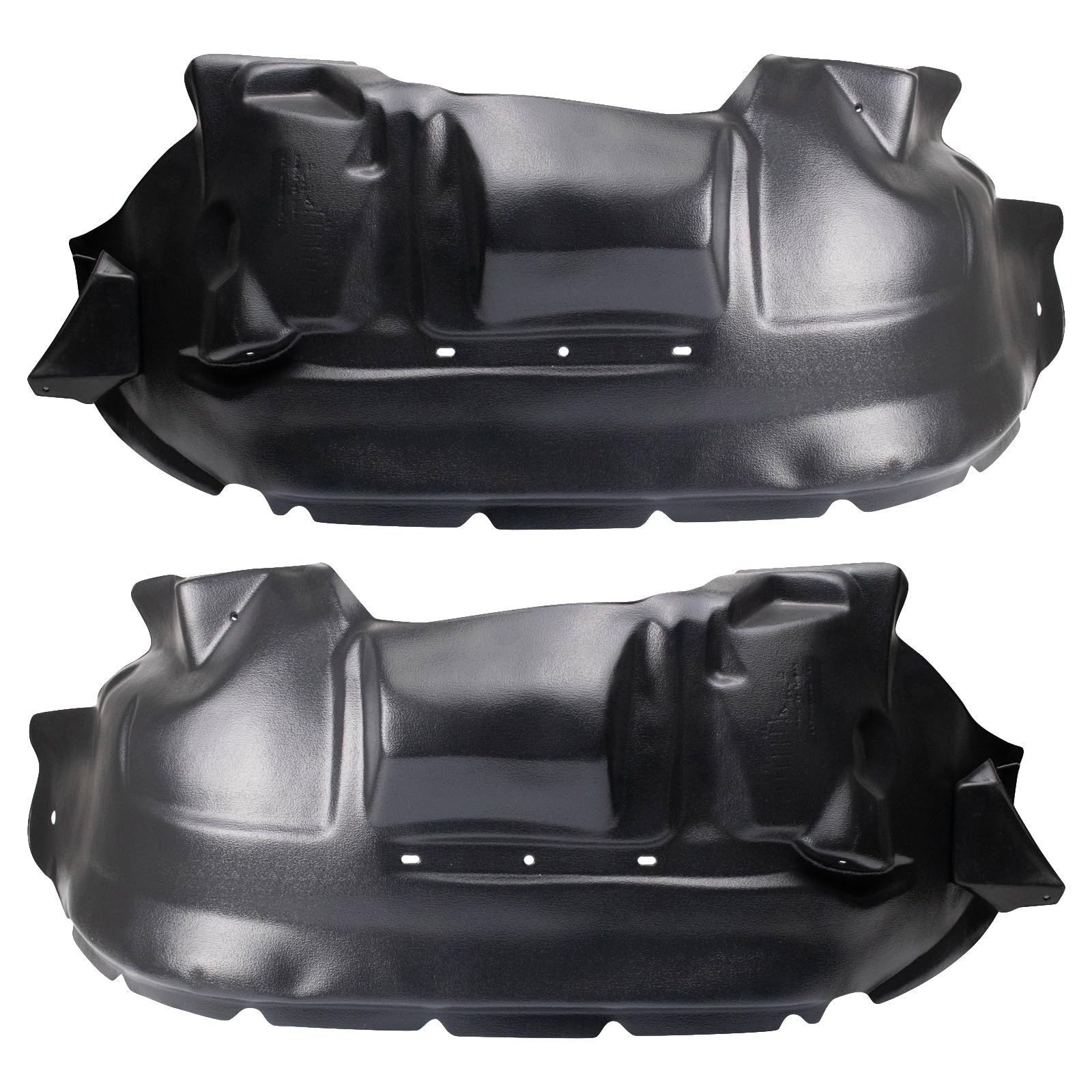 Trq Front Inner Fender Liner Set Compatible With 2004-2007 Buick Rainier 2002-2009 Chevrolet Trailblazer Gmc Envoy 2002-2004 Old