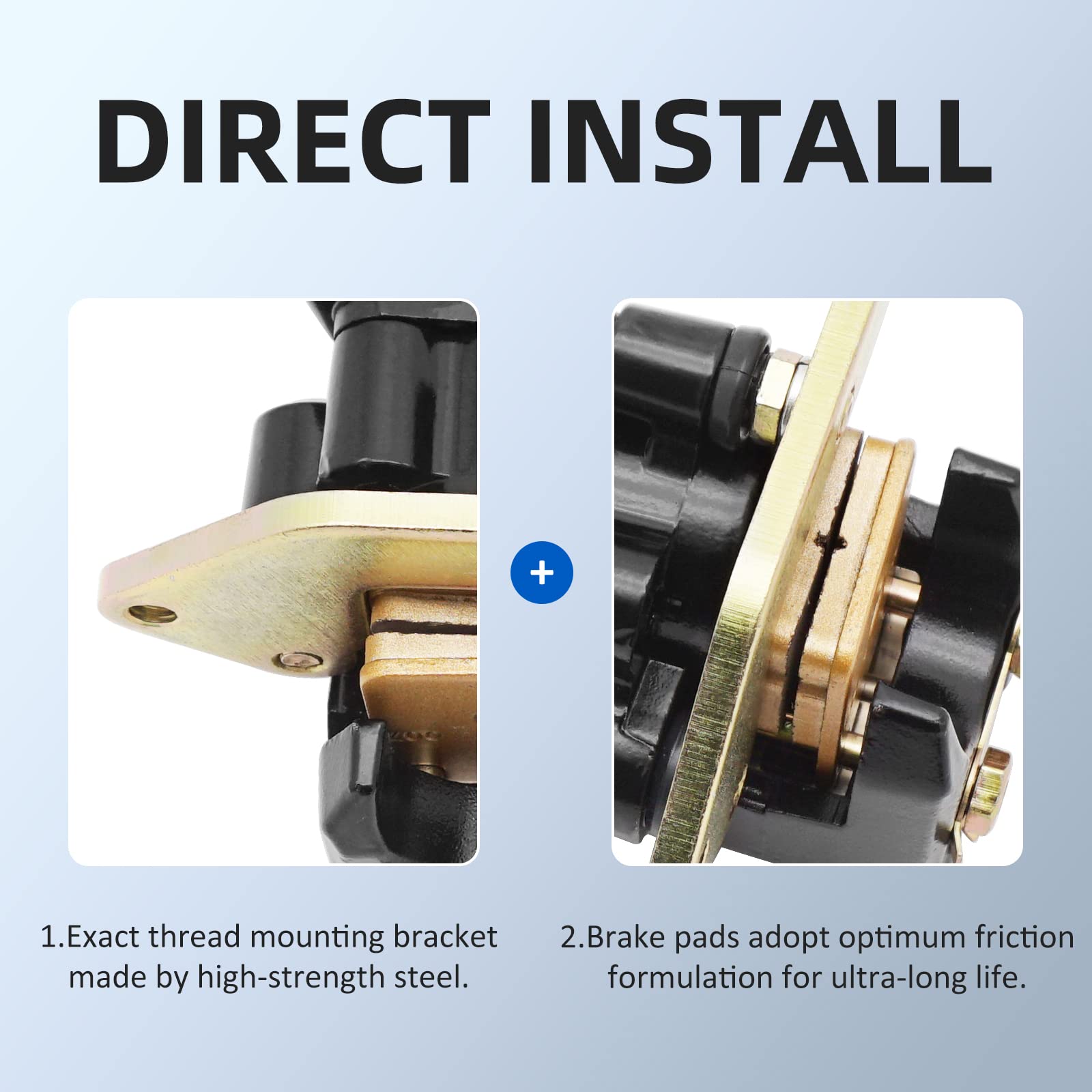 M Mati Rear Brake Caliper For Yamaha Banshee 350 Yfz350 Warrior 350 Yfm350X Wolverine 350 Yfm350Fx Raptor 660R Yfm660R With Parking Brake 1Uy-2580W-01-00