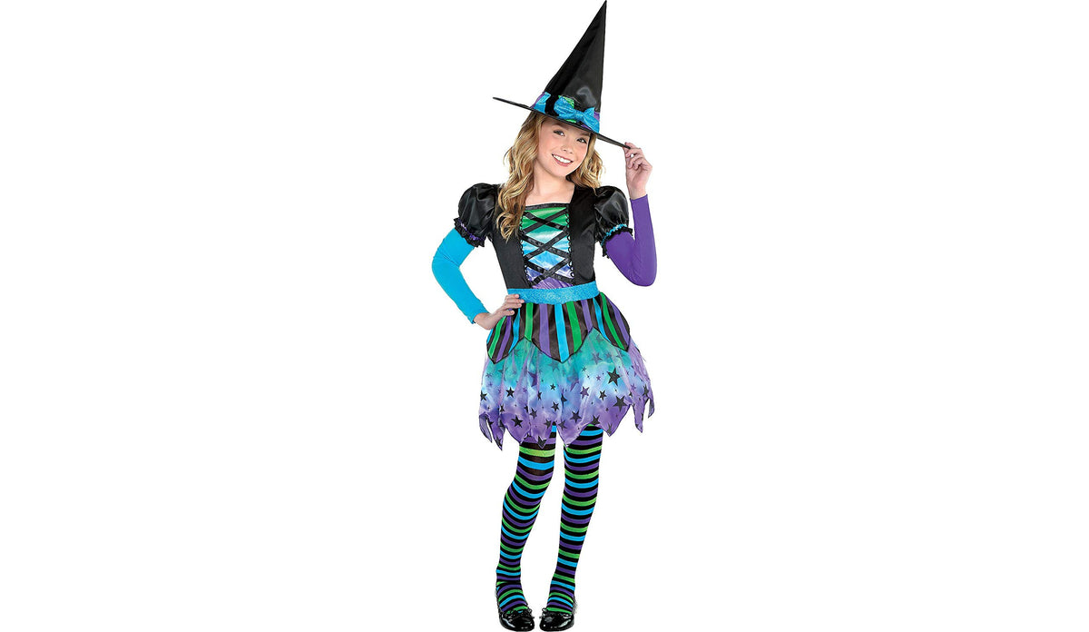 Amscan Pretty Little Witch Costume Dress - Toddler 3-4 Years, 1 Pc