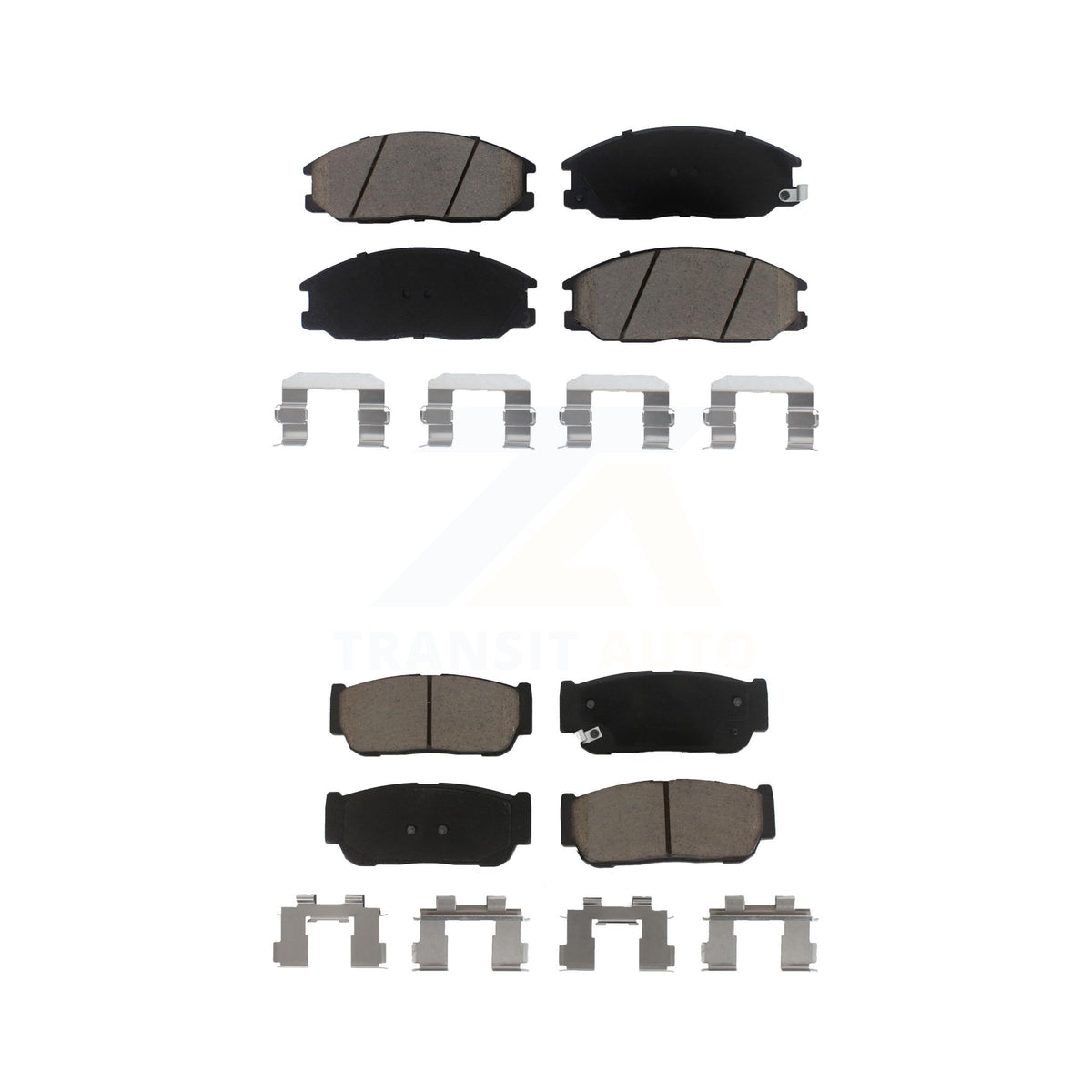 Cmx Front Rear Ceramic Brake Pads Kit Replacement For 2003-2009 Kia Sorento Kcx-100145