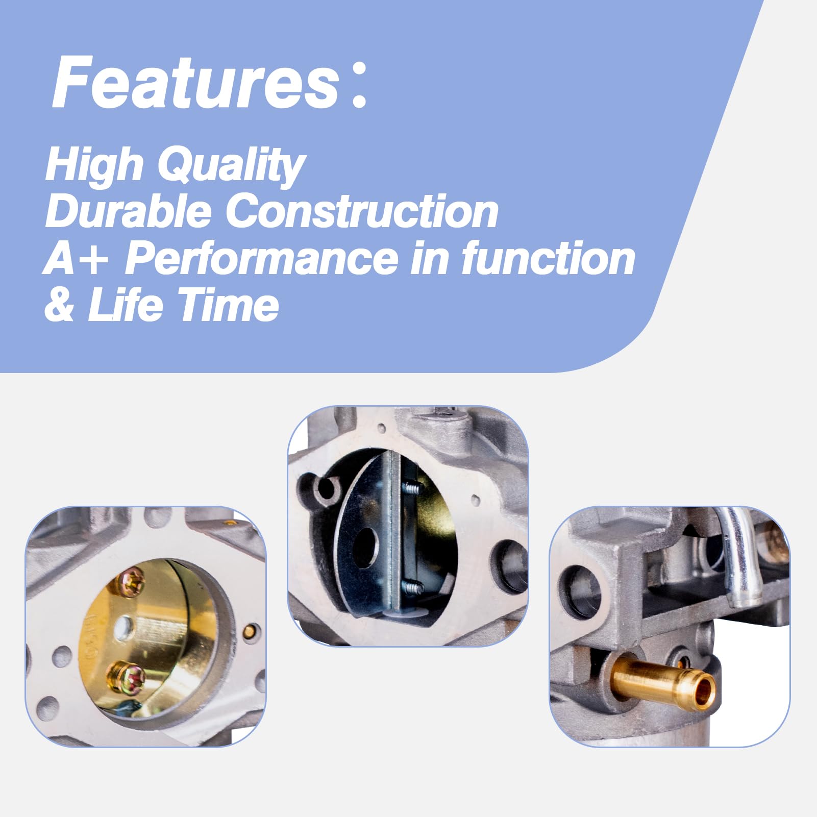 Carburetor Assembly Fits Kawasaki Fc420V 4 Cycle Engine John Deere Dr Brush Mower Carb Replaces 15001-2972 15003-2154 15003-2153