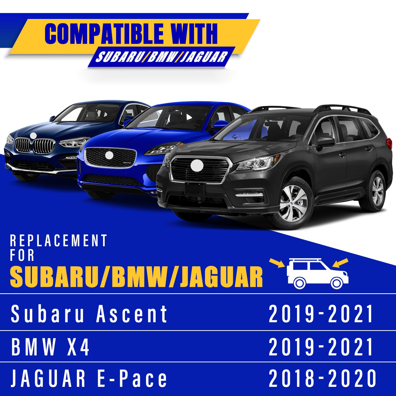 2 Wipers Replacement For 2019-2023 Subaru Ascent/2019-2021 Bmw X4/2018-2020 Jaguar E-Pace Original Equipment Replacement Wiper B