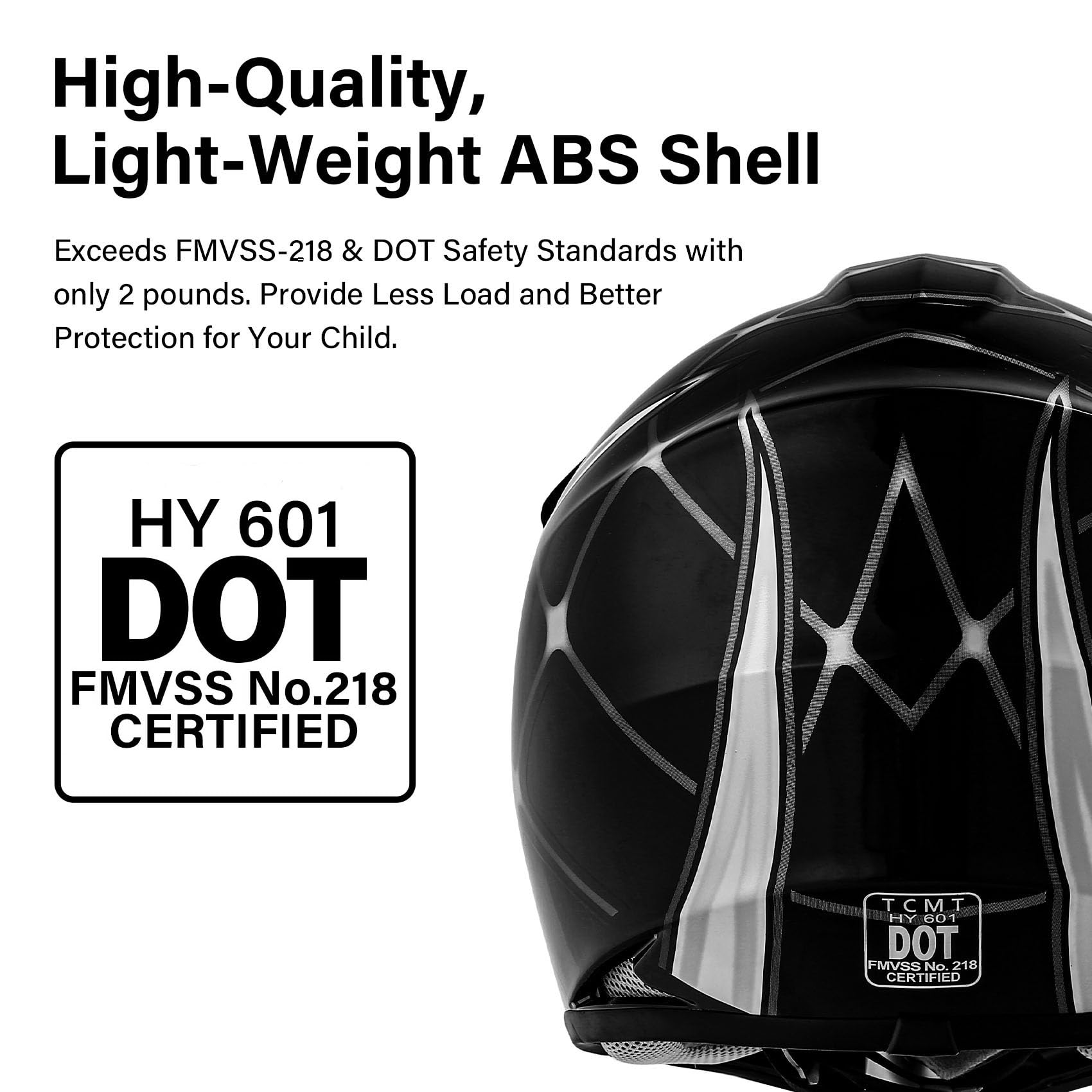 Xfmt Dot Youth Kids Motocross Offroad Street Dirt Bike Helmet Goggles Gloves Atv Mx Helmet (Black Spiders, Medium)