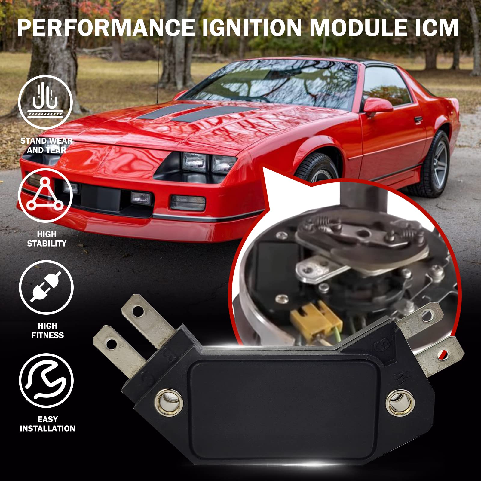 4 Pin Performance Ignition Module 1974-1988 For Chevy Pontiac Olds Buick