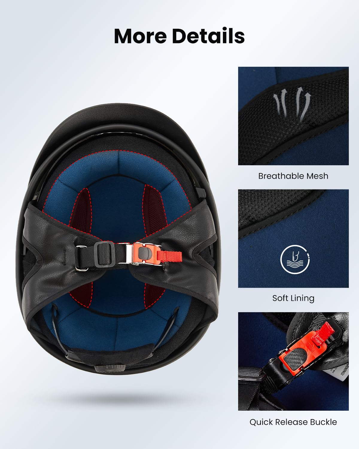 Ilm Half Helmet Motorcycle Open Face Sun Visor Quick Release Buckle Dot Approved Cycling Motocross Suits Men Women 205V (L, Patr