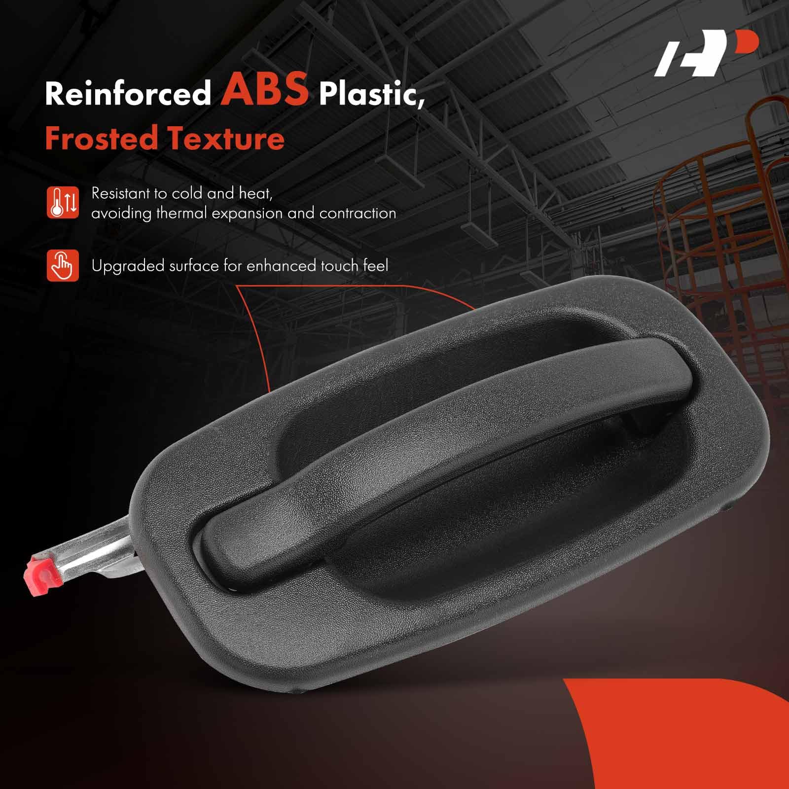 A-Premium - Rear Right Passenger Side Exterior Door Handle - Compatible With Chevy Silverado 1500 2500 3500, Tahoe, Avalanche, Suburban & Gmc Sierra, Yukon & Cadillac - 2000-2007 - Replace# 15721572