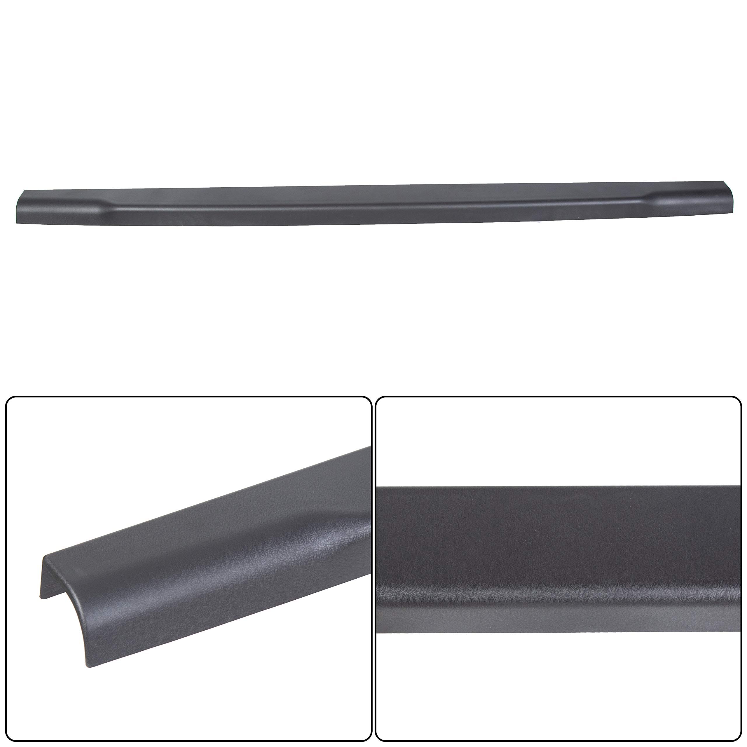 ECOTRIC Tailgate Top Cap Protector Molding Trim Cover for 2008-2016 Ford F250 F350 F450 Super Duty Replace for BC3Z-9940602-B FO