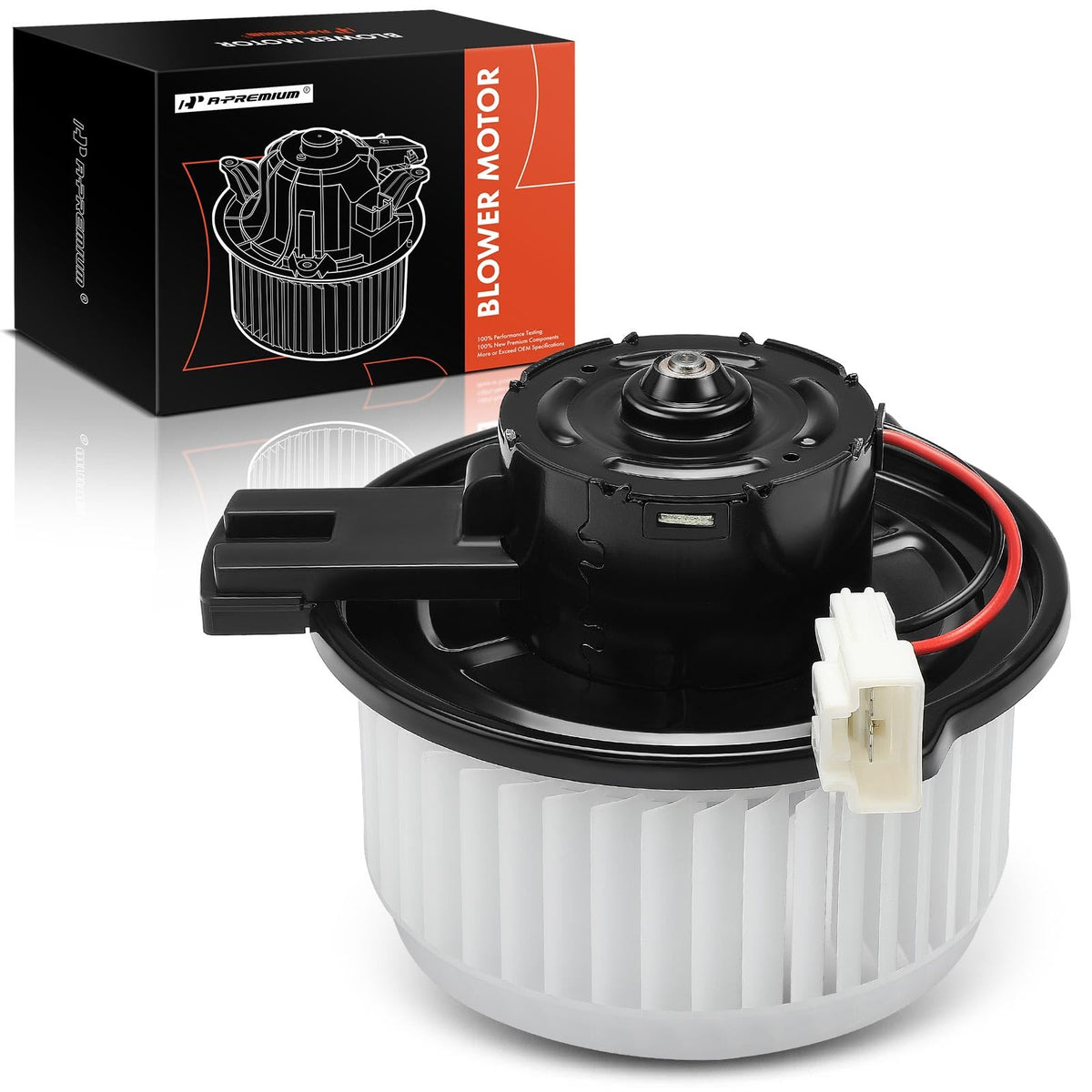 A-Premium HVAC Heater Blower Motor Assembly Compatible with Mazda Vehicles - 6 2014-2015 Sedan, with Automatic Temperature Contr