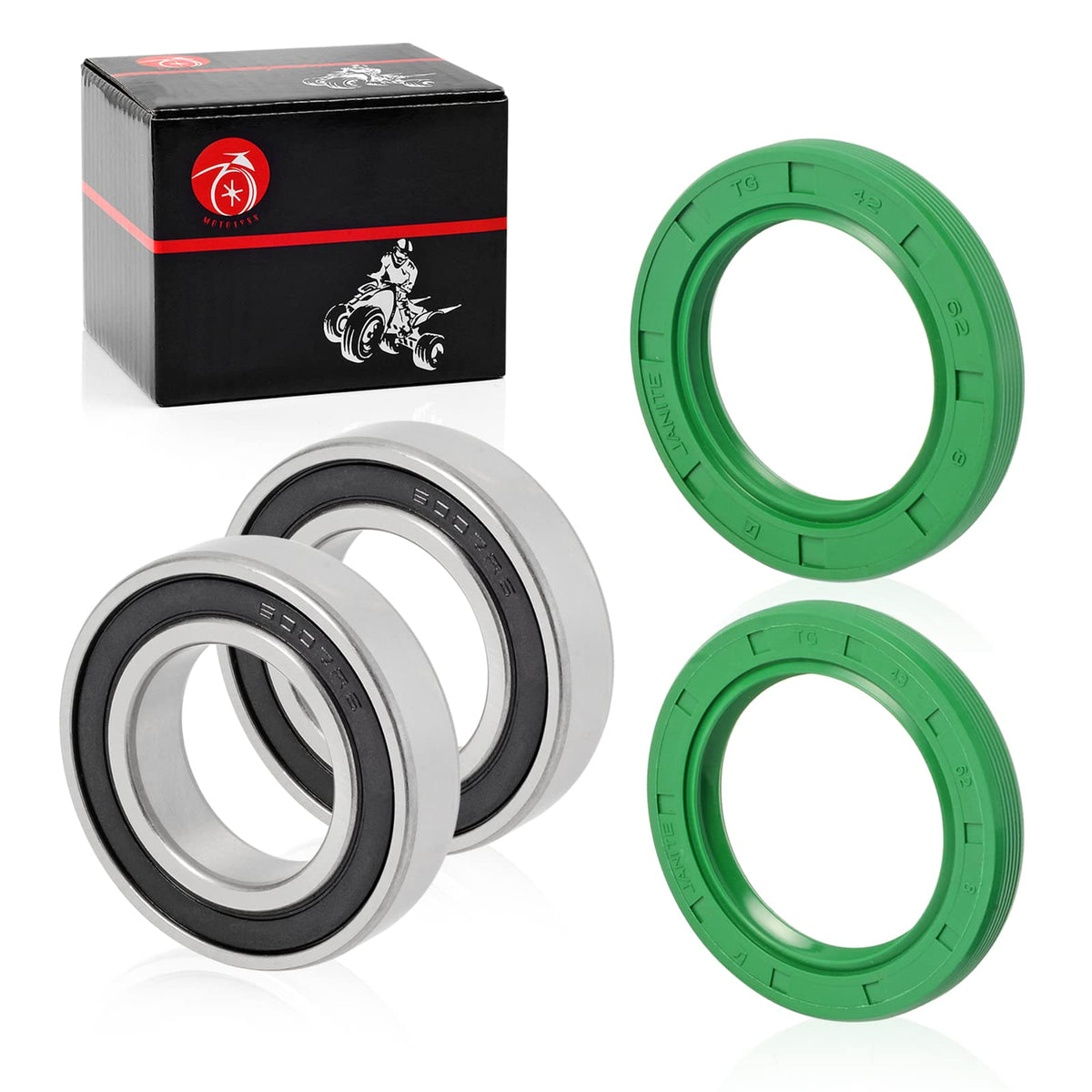 Rear Axle Wheel Bearing & Seal Kit For YAMAHA Banshee 350 Blaster 200 Raptor 660 660R Breeze 125 1987-2006 Grizzly 125 2004-2010