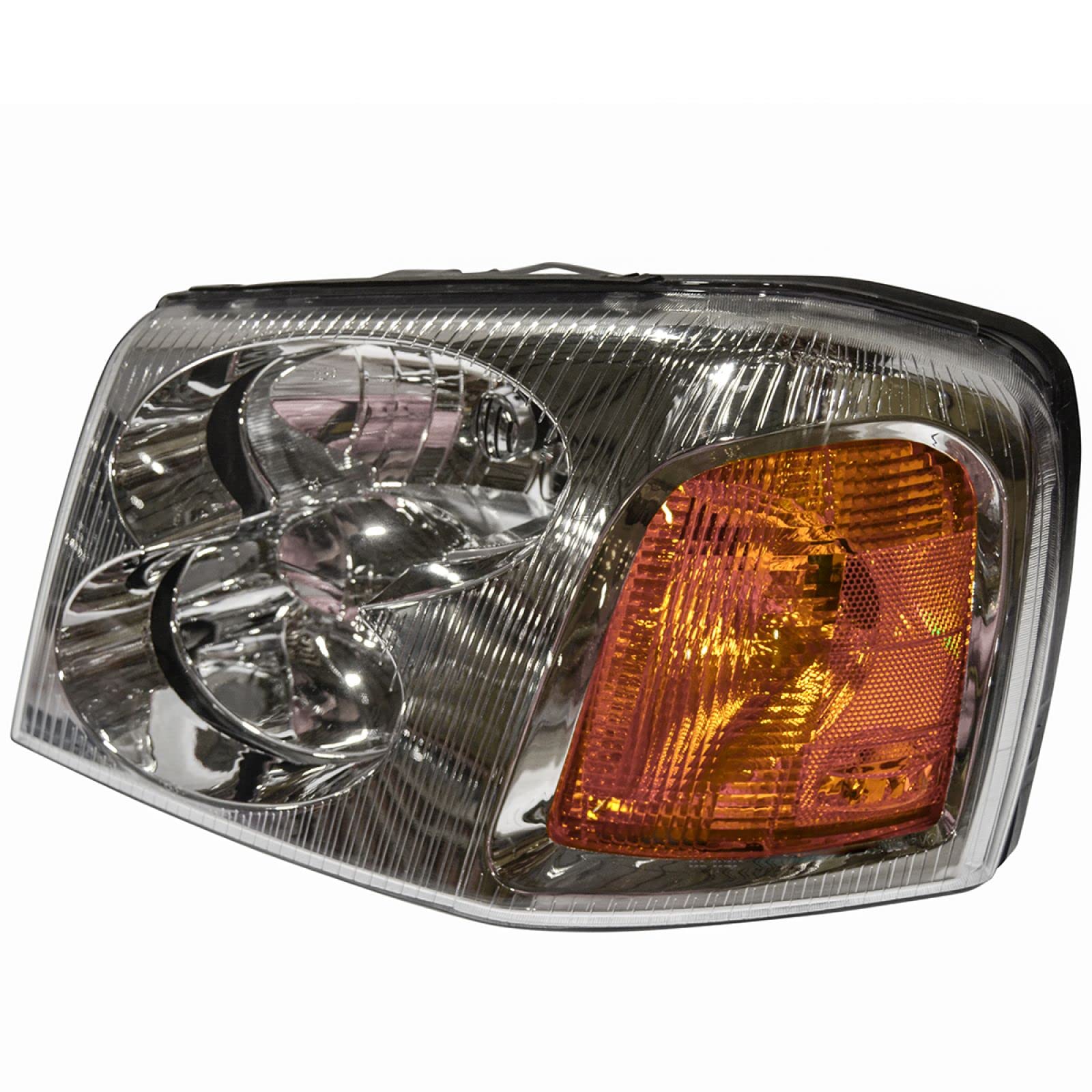 Trq Driver & Passenger Side Headlight Assembly Set Headlights Driver & Passenger Side Compatible With 2002-2009 Gmc Envoy 2002-2