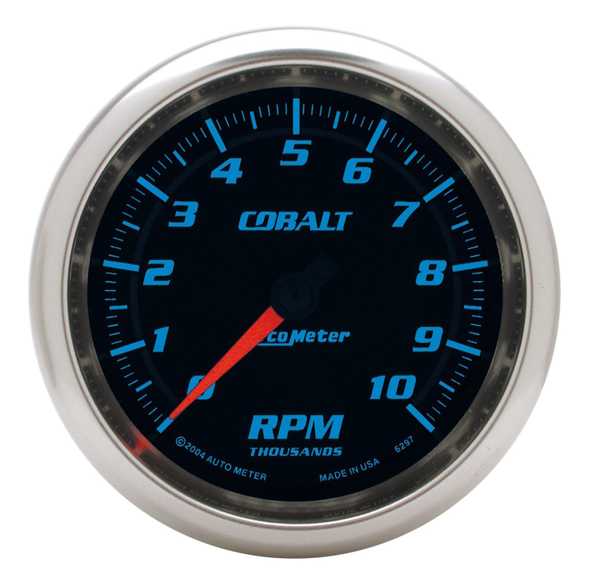 Auto Meter 6297 Cobalt 3-3/8'' 10000 Rpm In-Dash Tachometer
