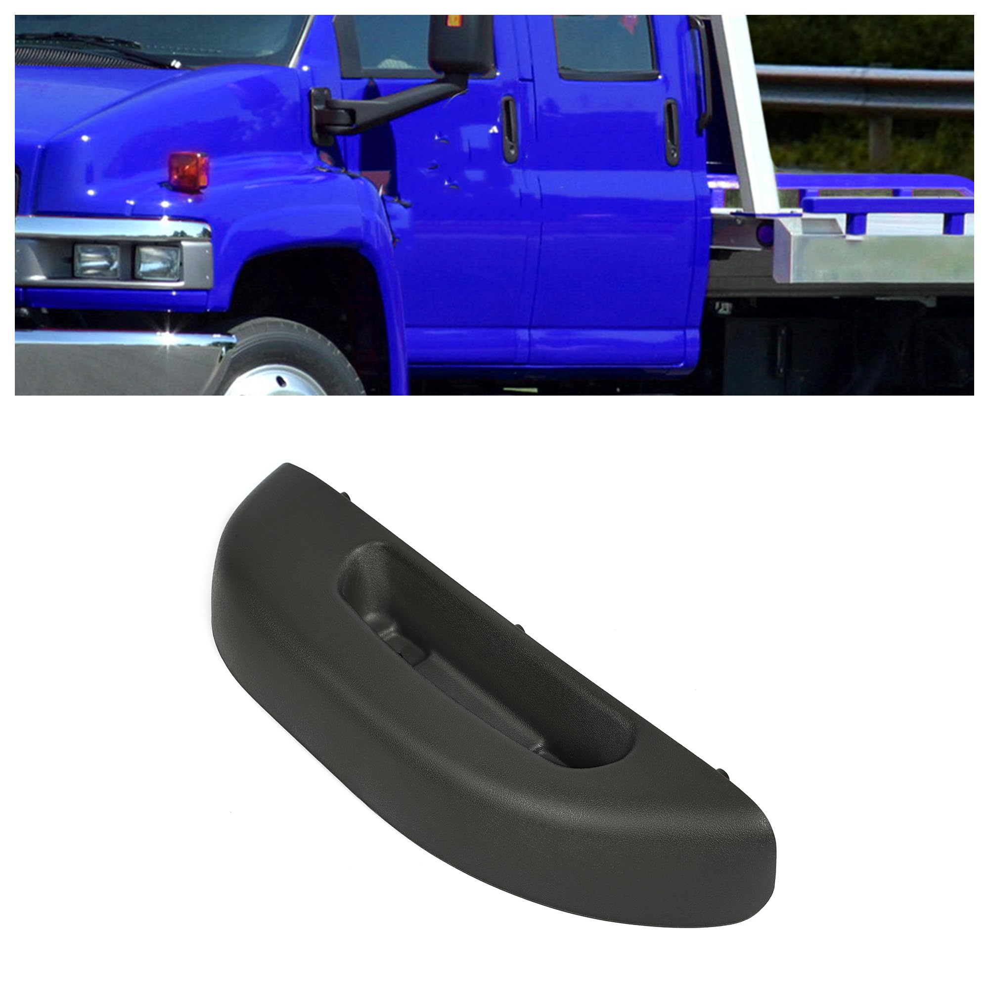 KUAFU Front Door Armrest Compatible with 2003-2009 GMC Topkick/Chevy Chevrolet Kodiak C4500 C5500 C6500 C7500 Replacement for 25