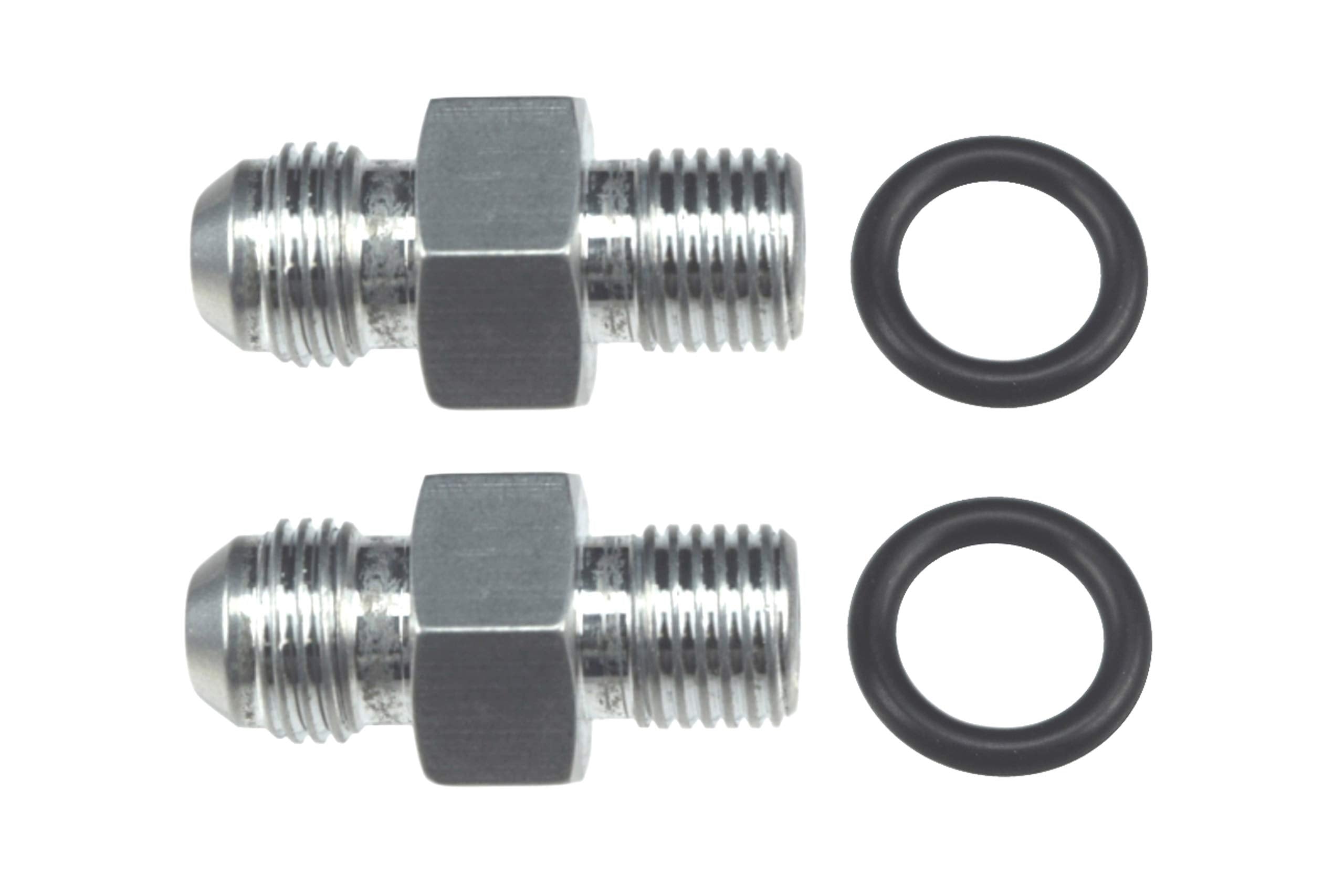 ICT Billet - Transmission Adapter Fittings Front and Rear -6AN Flare to 1/4'' NPSM TH350 TH400 4L60E 700R4 200-4R TR6060 AOD 4R1