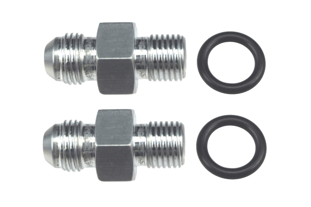 ICT Billet - Transmission Adapter Fittings Front and Rear -6AN Flare to 1/4'' NPSM TH350 TH400 4L60E 700R4 200-4R TR6060 AOD 4R1