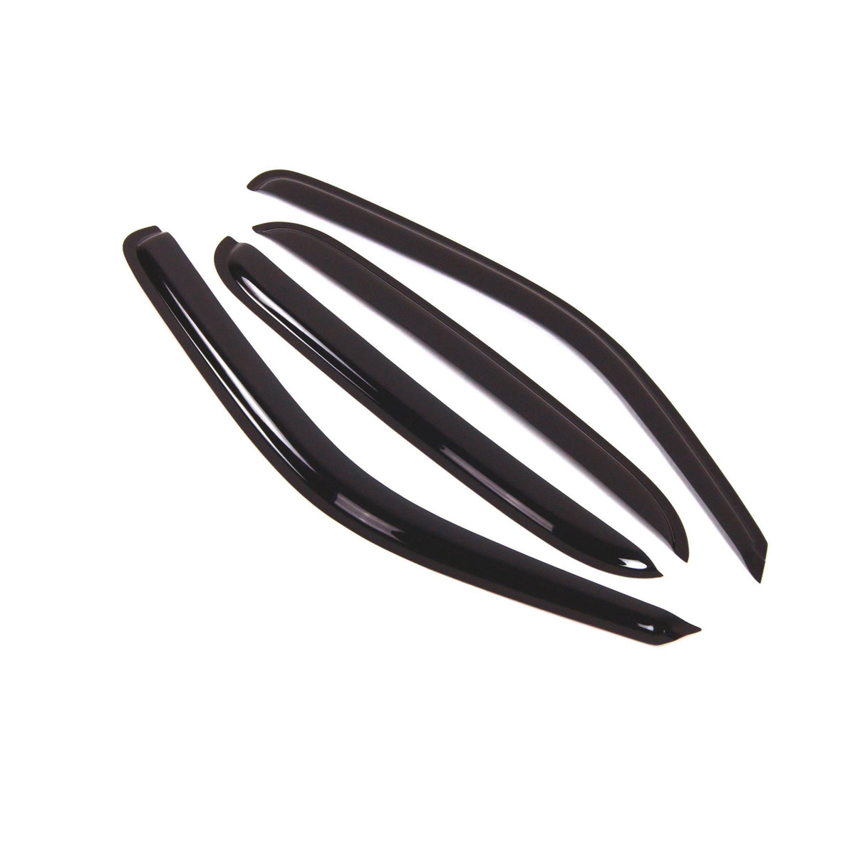 Tuningpros Outside Mount Window Vent Visors Rain Guards Compatible With Chevy Suburban 1500 2000-2006 | Side Window Wind Deflect