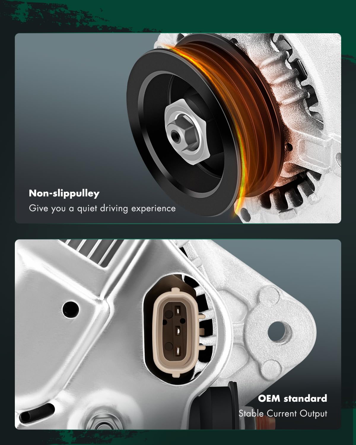 SCITOO Alternator Fit for Toyota for Tacoma 1995-1999, Tundra 2000-2002, 4Runner 1996-1998, T100 1995-1998, 3.4L - 12V 70 Amp CW