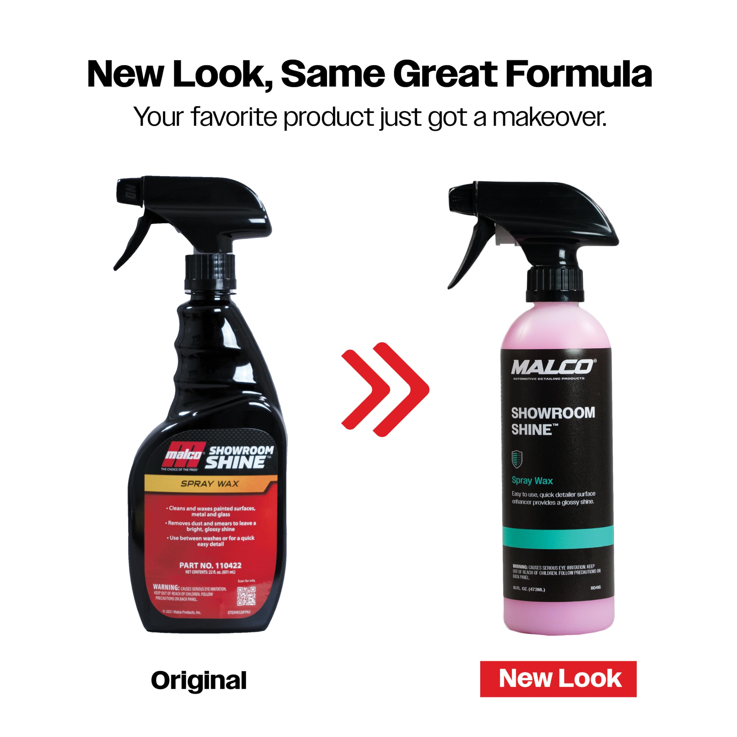 Malco Showroom Shine Spray Car Wax - Best Car Wax Spray For Professional Finish/Easy To Use Instant Detailer/Cleans And Waxes Pa