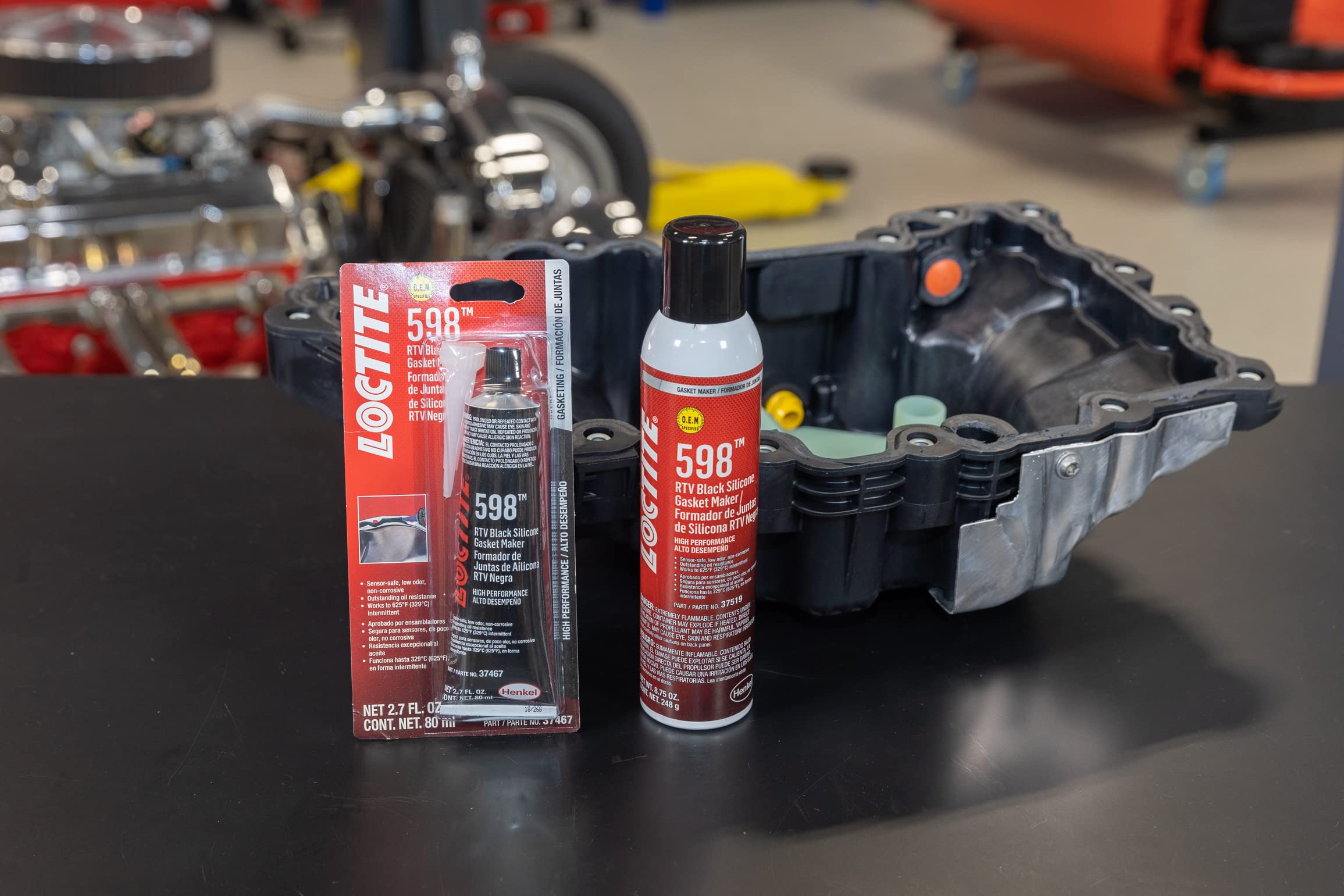 Loctite Black Rtv 598 High Performance Silicone Gasket Maker: Sensor-Safe, Non-Corrosive, Fast Curing, High Flexibility, Oil Res