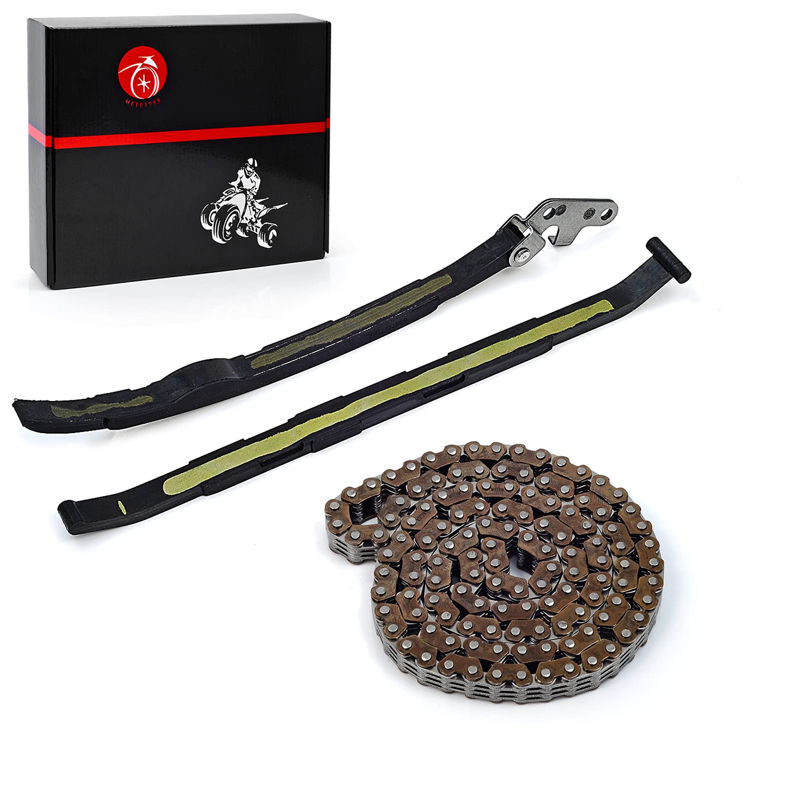 MOTO1988 Cam Timing Chain Cam Chain Guides Compatible with Yamaha RAPTOR 660 2001-2005 GRIZZLY 600 1998-2001 XT600 1984-1995 TT6