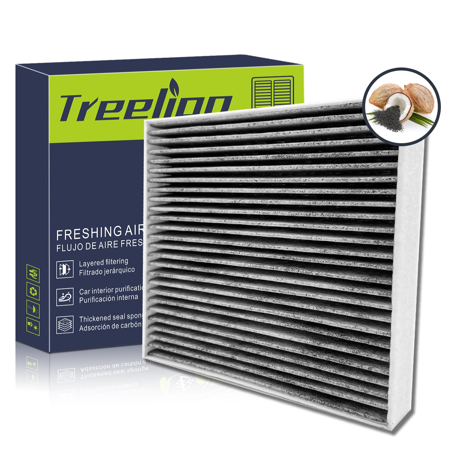 Treeligo Cf12820 Cabin Air Filter, Replacement For Hyundai Elantra 2021-2023 (N) 2022-2024 Ioniq 5 2022-2024 Ioniq 6 2023-2024 S