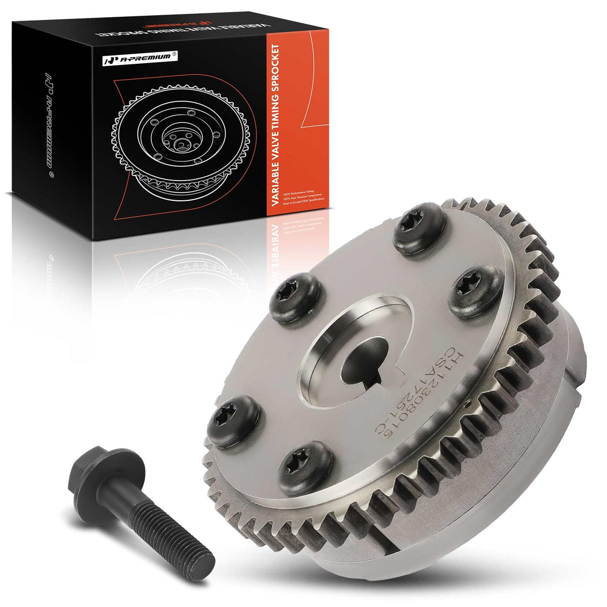 A-Premium Engine Variable Valve Timing Sprocket Gear Camshaft Phaser Compatible with Honda Accord 2008-2012, CR-V 2012-2014, Cro