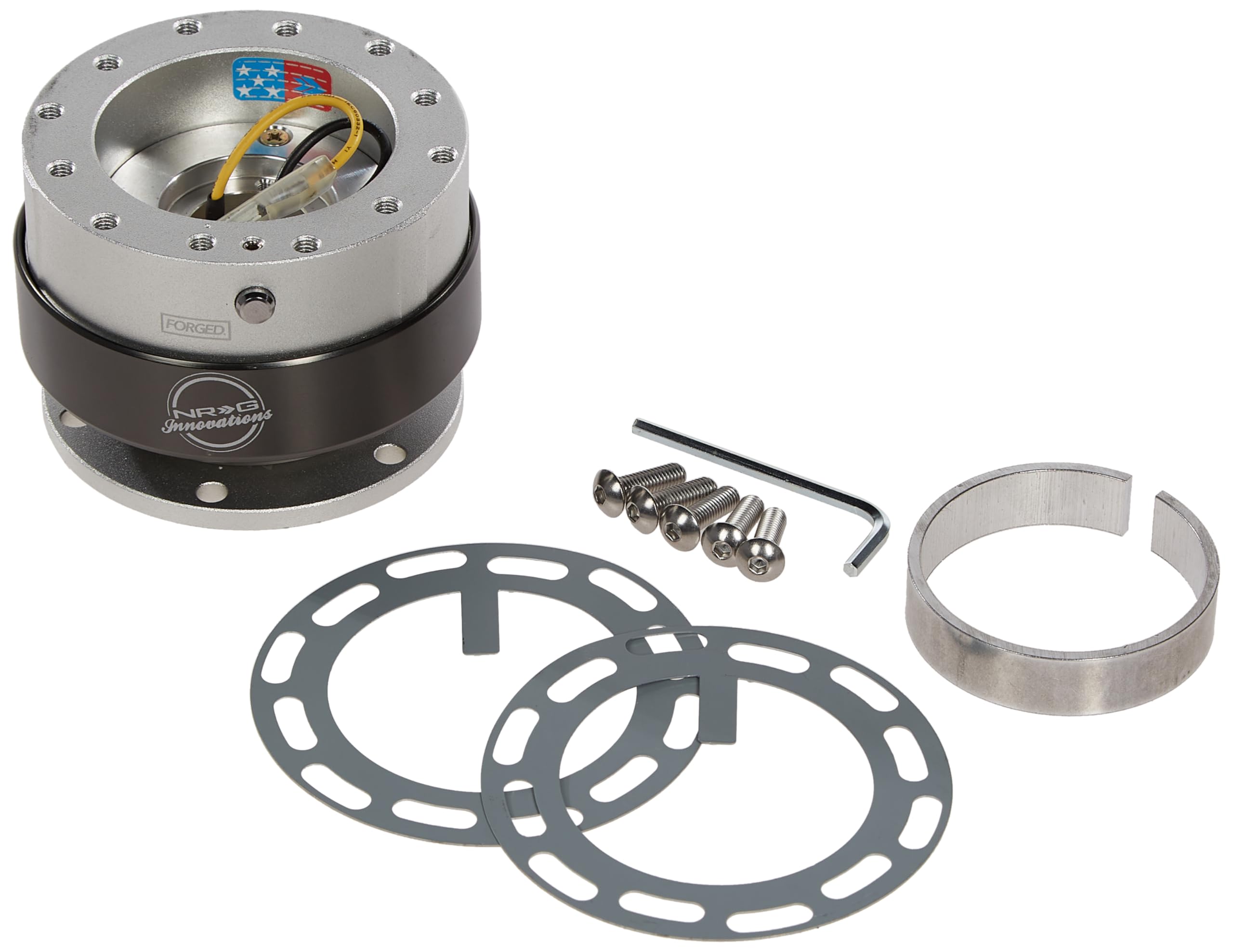 NRG Innovations SRK-200SL Quick Release (Silver Body/Titanium Chrome Ring)