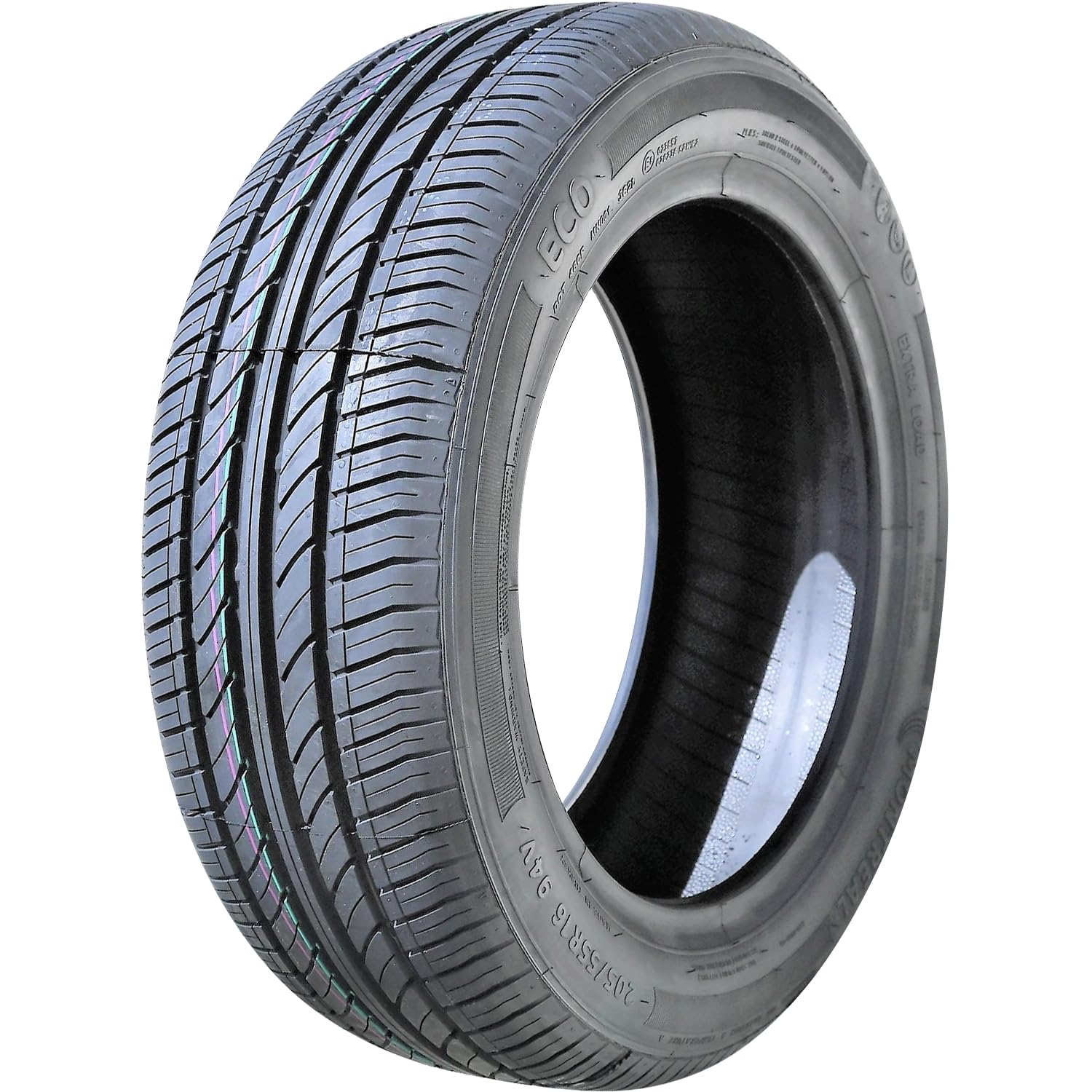 Montreal Eco All-Season Touring Radial Tire-205/55R16 205/55/16 205/55-16 94V Load Range XL 4-Ply BSW Black Side Wall