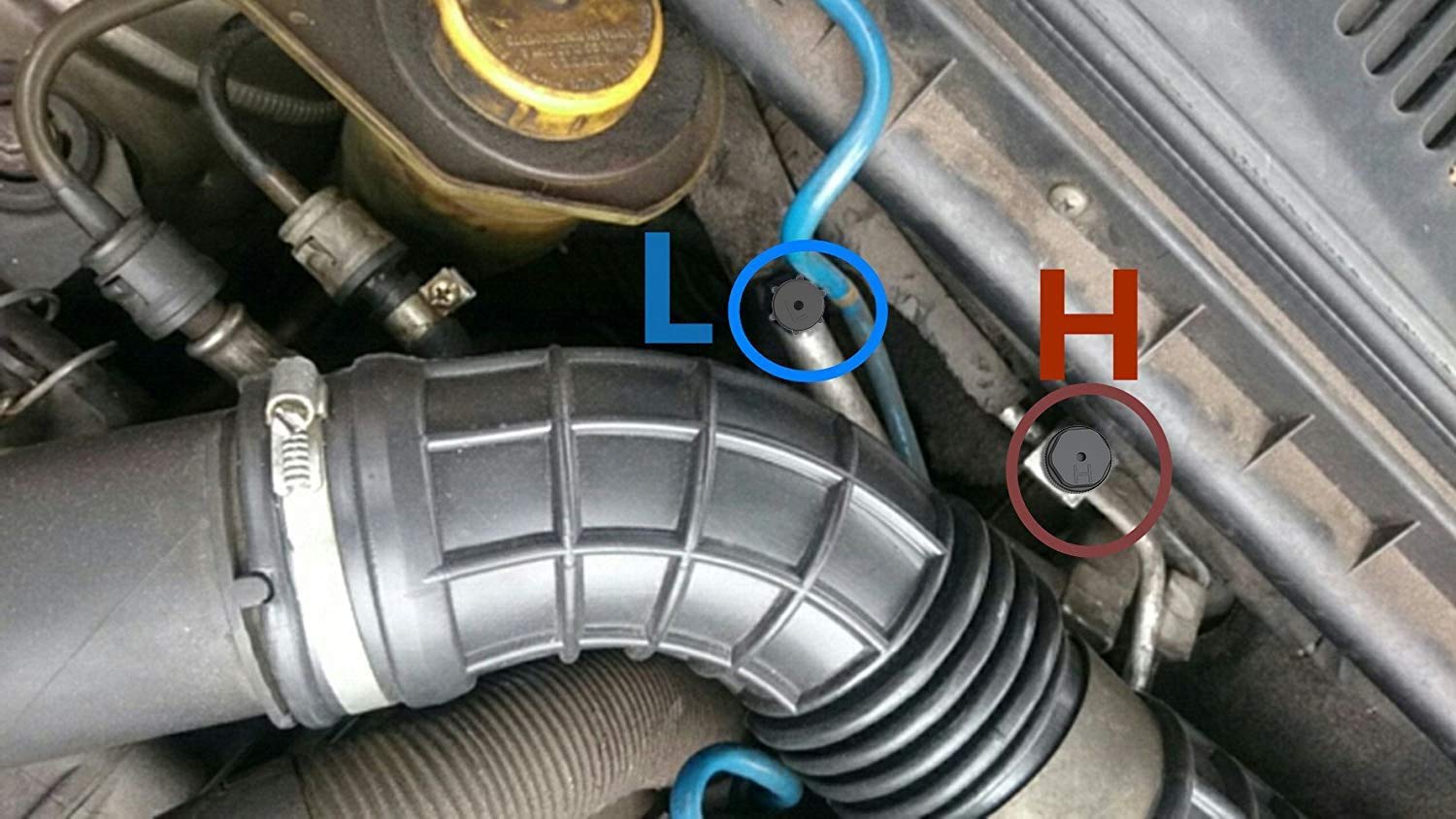 Basiker 10Pcs R134A Ac Valve Caps Kit 13Mm & 16Mm Air Conditioning System A C Charging Port Caps For Most Common Cars