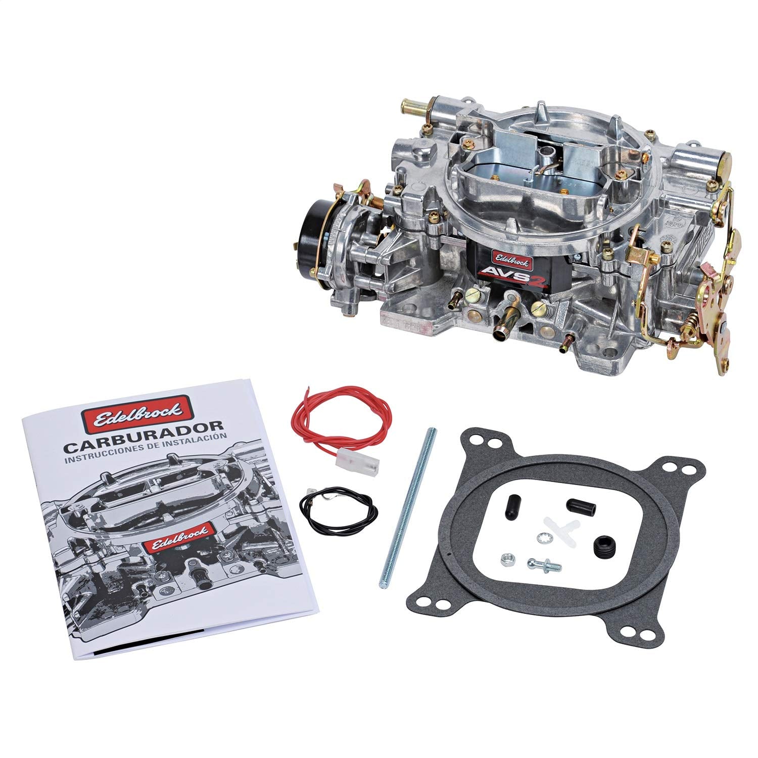 Edelbrock 1906 Avs2 Carburetor 650 Cfm With Electric Choke, Satin Finish