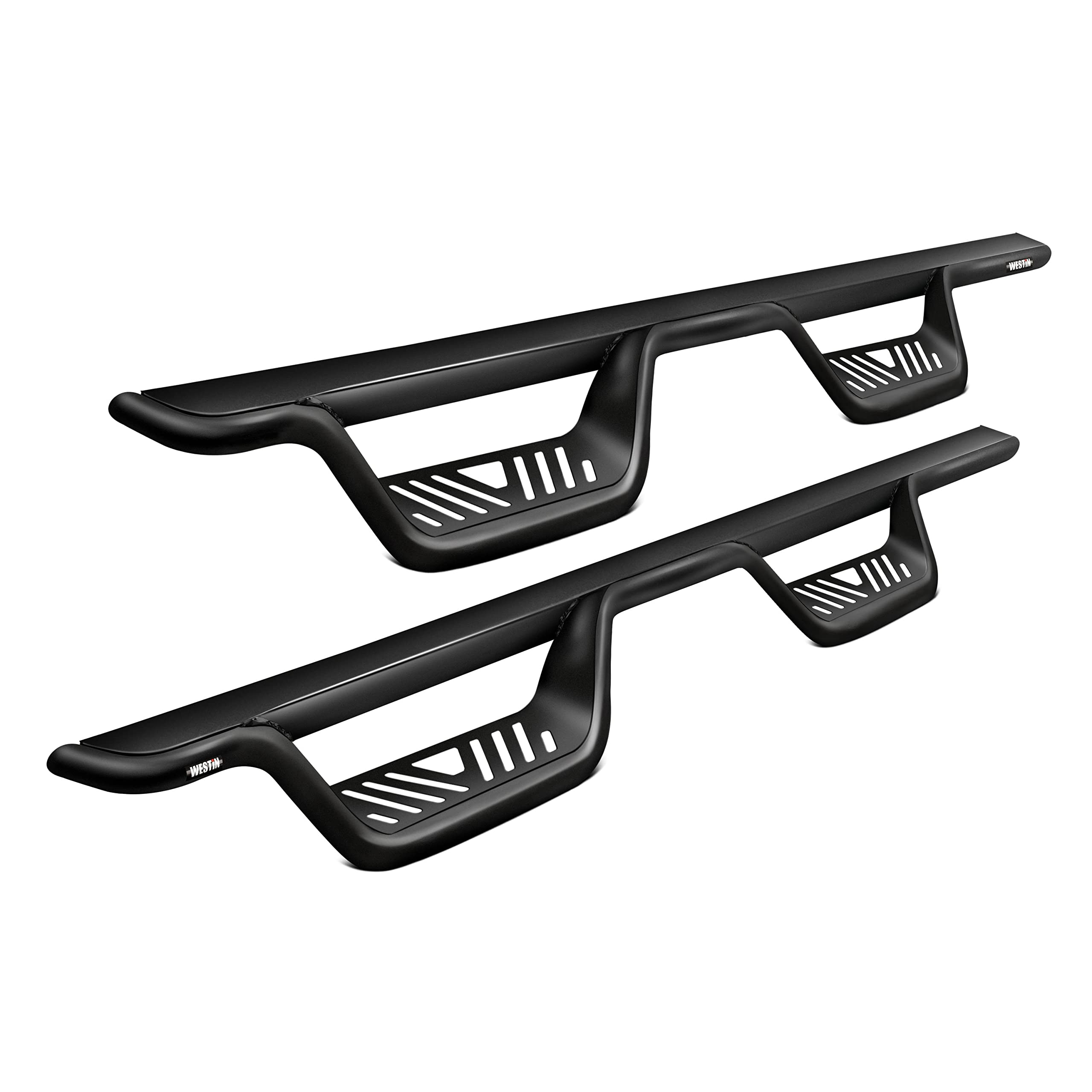 Westin 20-13255 Black Outlaw Drop Nerf Step Bars Fits 2007-2021 Tundra Crewmax 1 Pair