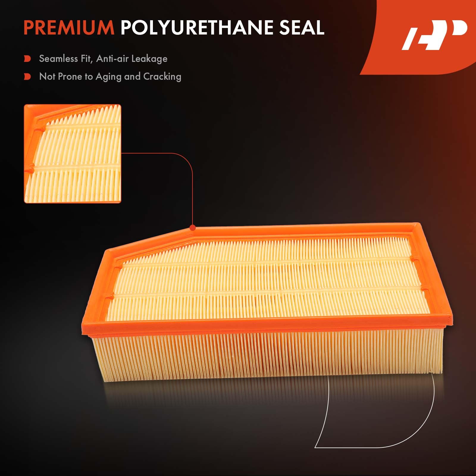 A-Premium Front Engine Air Filter Compatible With Jeep Jl Series Wrangler 2018-2023, Jt Series Gladiator 2020-2023, 2.0L 3.6L, R