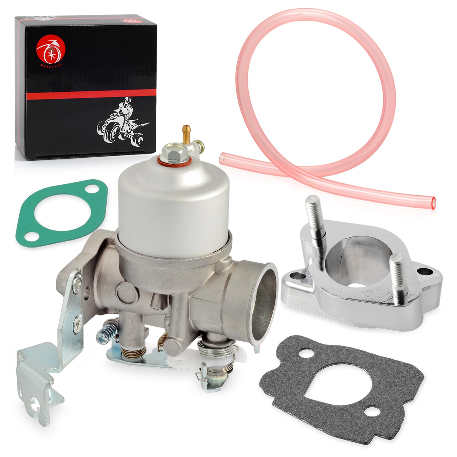 MOTO1988 Carburetor & Aluminum Intake Manifold Boot W/Gasket for YAMAHA Golf Cart G2 G8 G9 G11 (85-95)