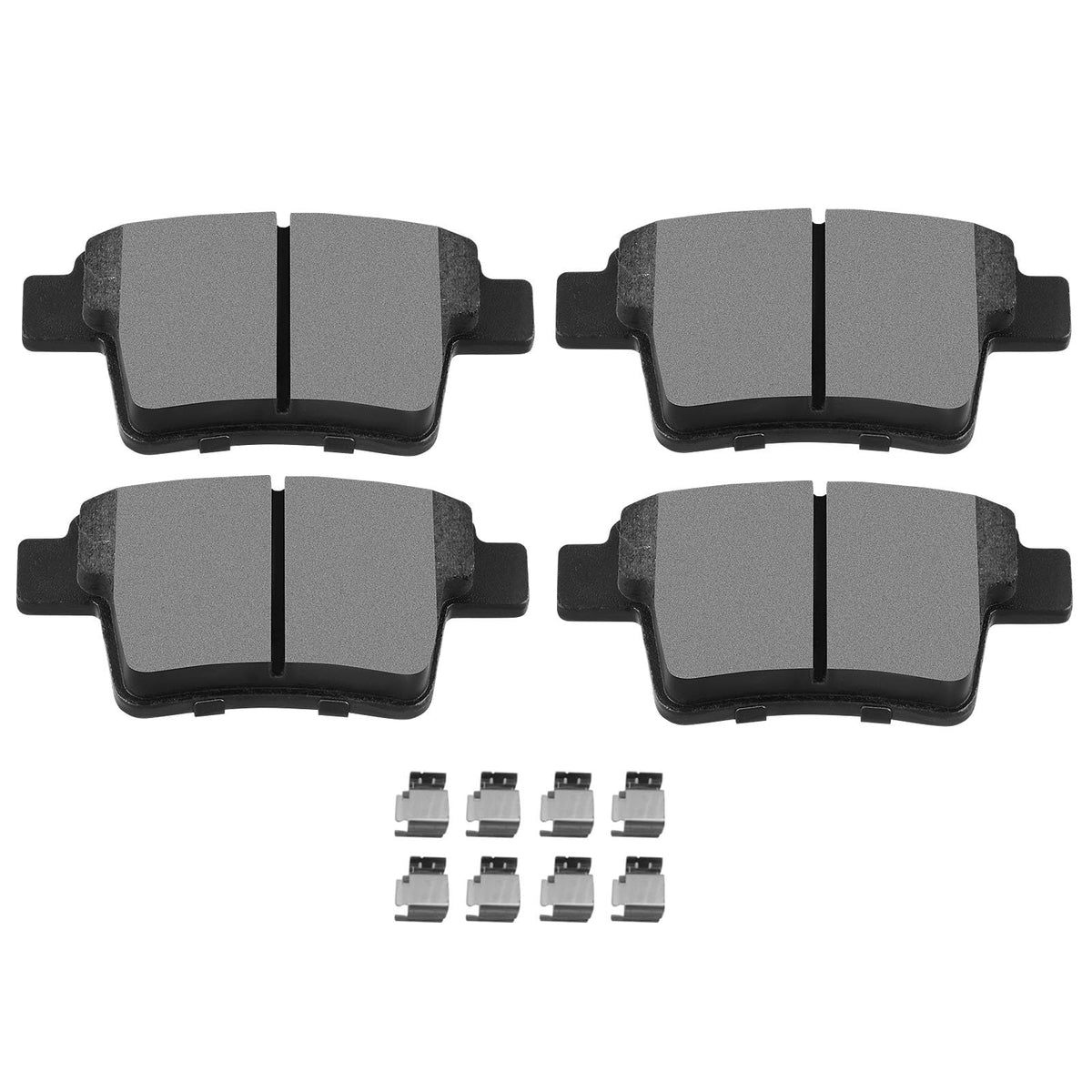 Scitoo D1071 Semi-Metal Brake Pads Kits Rear Fit For Ford 2005-2009,For Jaguar 2005-2008,For Mercury 2005-2009