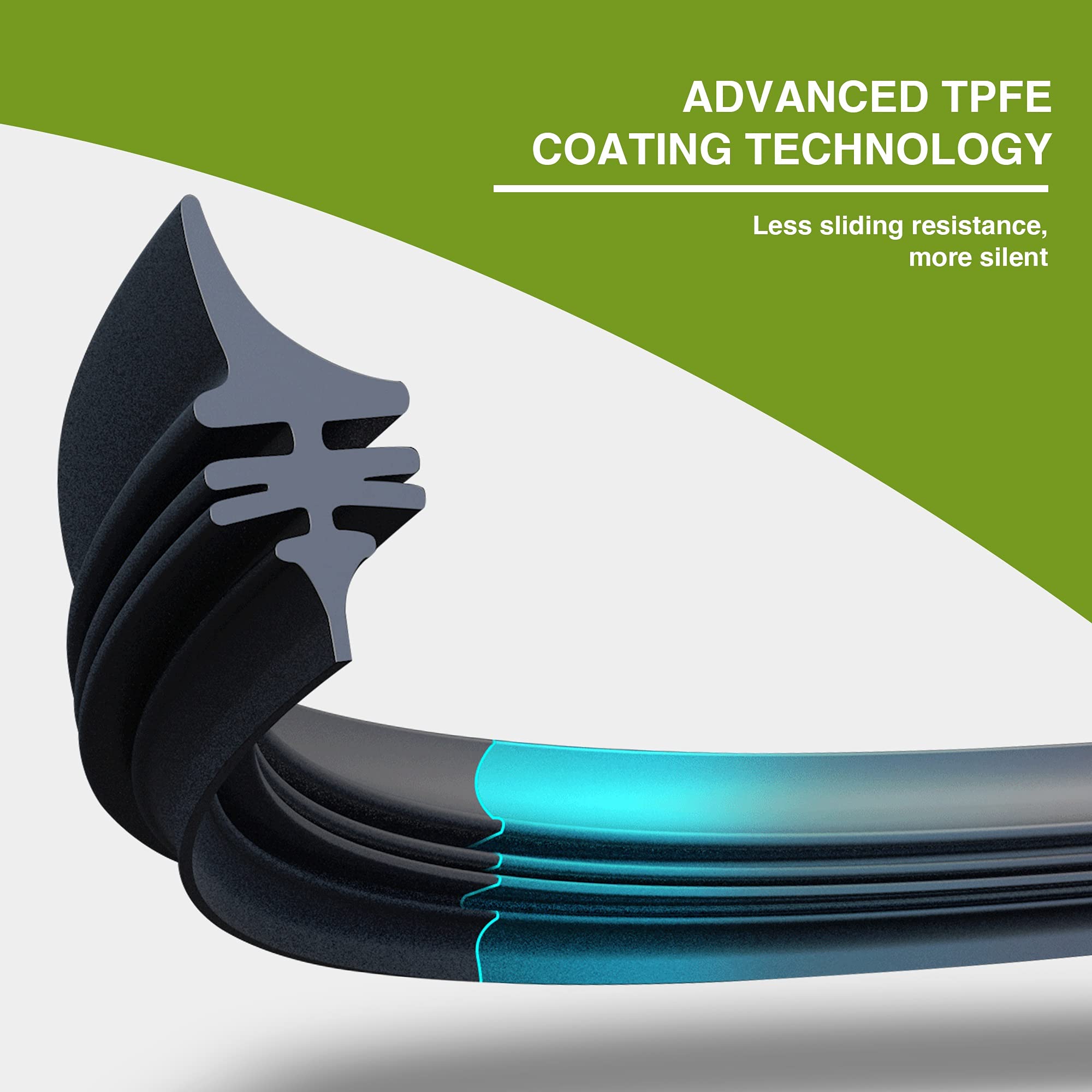 AECIWELL Factory Windshield Wiper Blade Wiper Set - 22''+22'' (Top Lock, Set of 2) Fits Mercedes-Benz GLC class GLC300 2016-2019