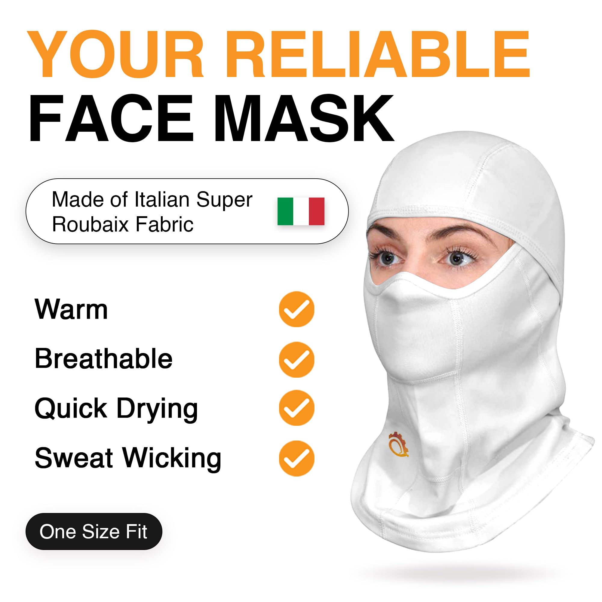 Geartop Balaclava Ski Mask For Men Snowmobile Face Mask Warm Balaclava Women Neck Gaiter - Perfect For Snowboard, Motorcycle