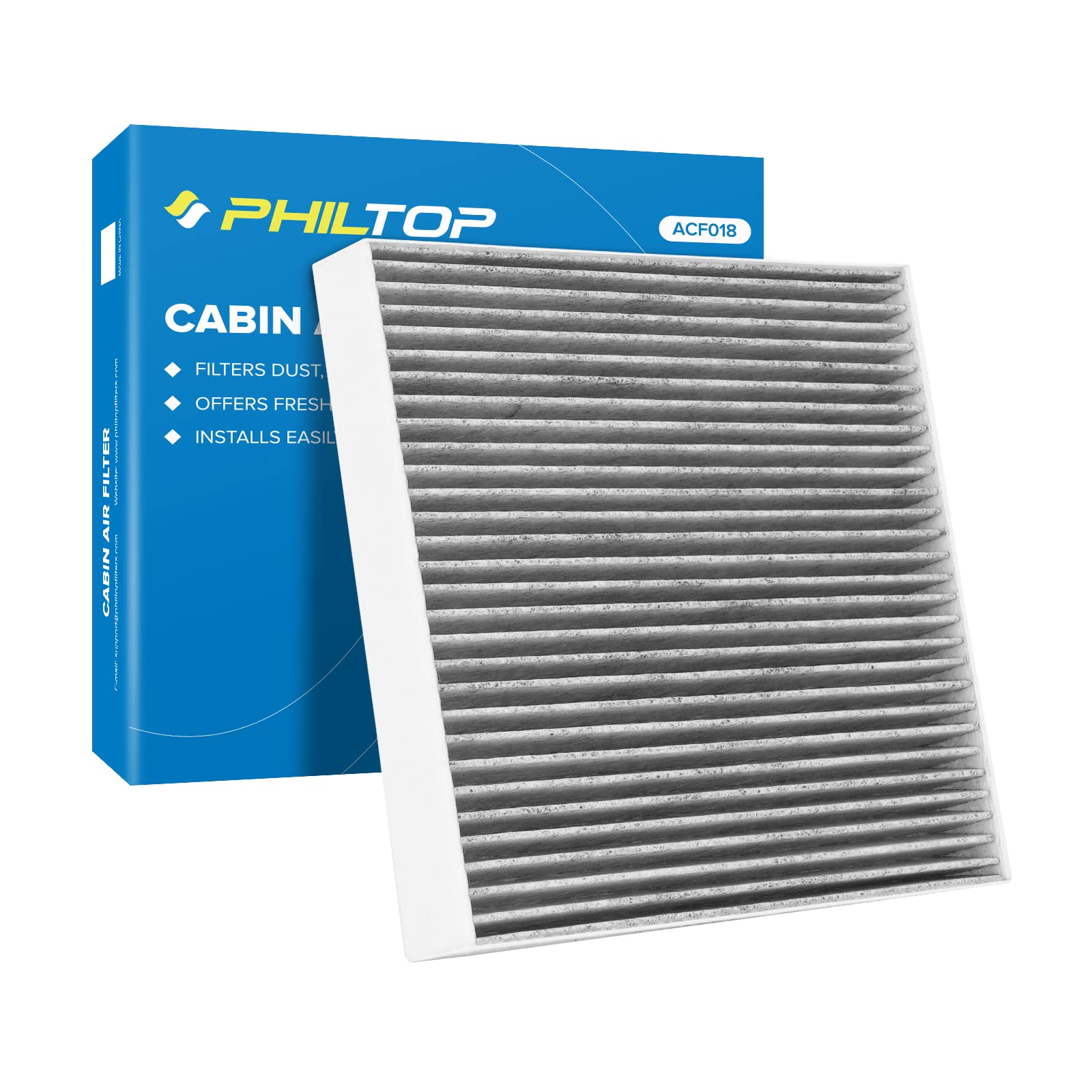 Philtop Cabin Air Filter, Replacement For Cf11809 Silverado 1500 (2014-2018), Sierra 1500 (2014-2018), Escalade 2014-2020, Premi