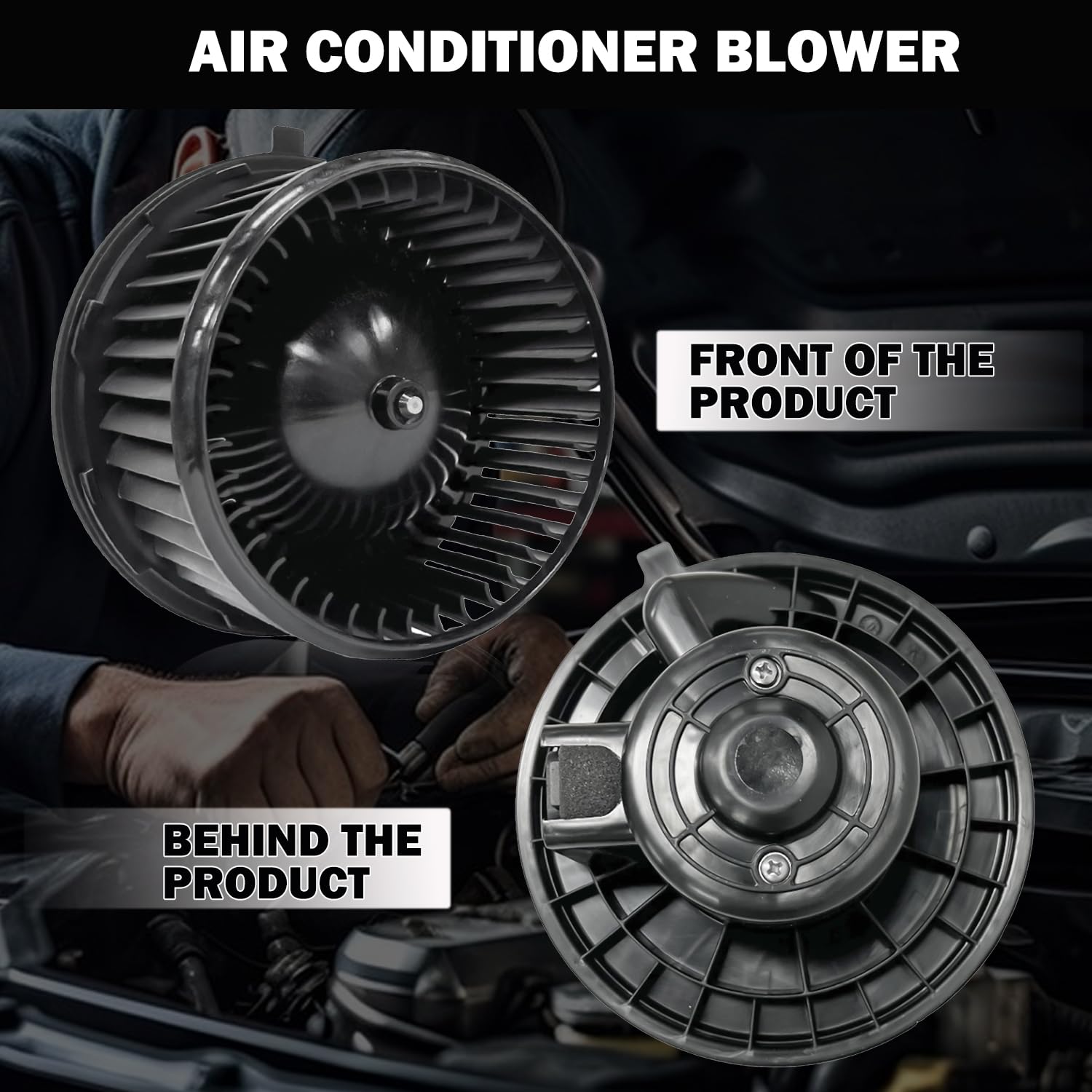 Aspligo 700191 Front Ac Heater Blower Motor Fan Fit For Cadillac Escalade For Chevy Avalanche 1500 2500 Silverado 1500 2500 3500