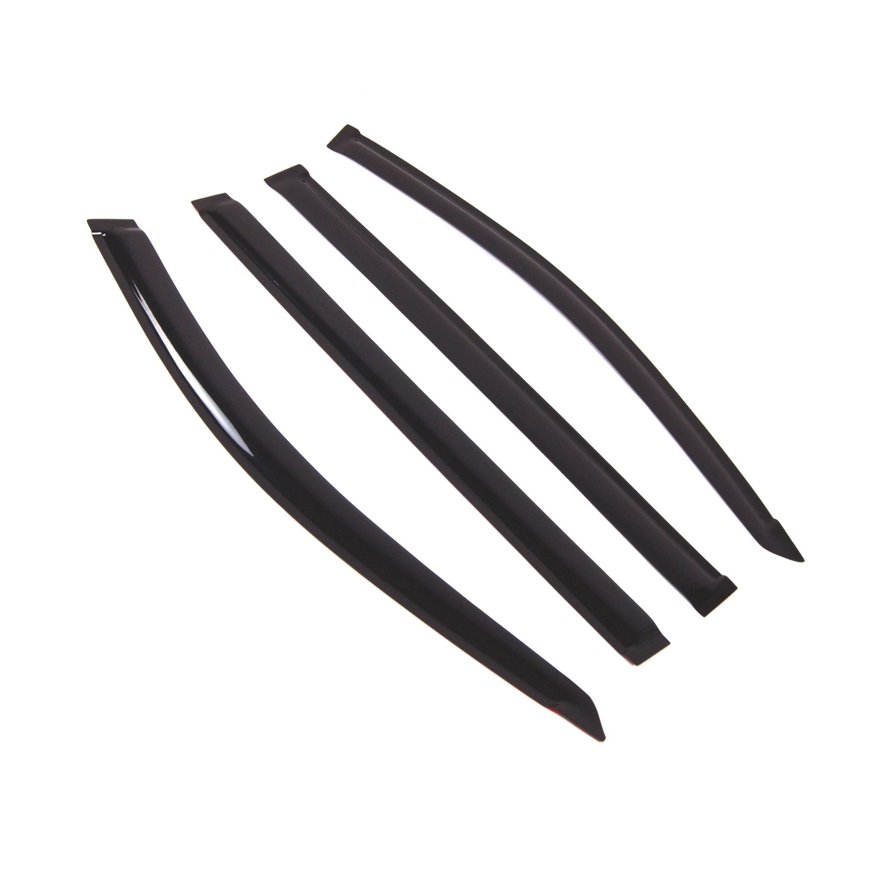 Tuningpros Outside Mount Window Vent Visors Rain Guards Compatible With Dodge Grand Caravan 2008-2016 | Side Window Wind Deflect