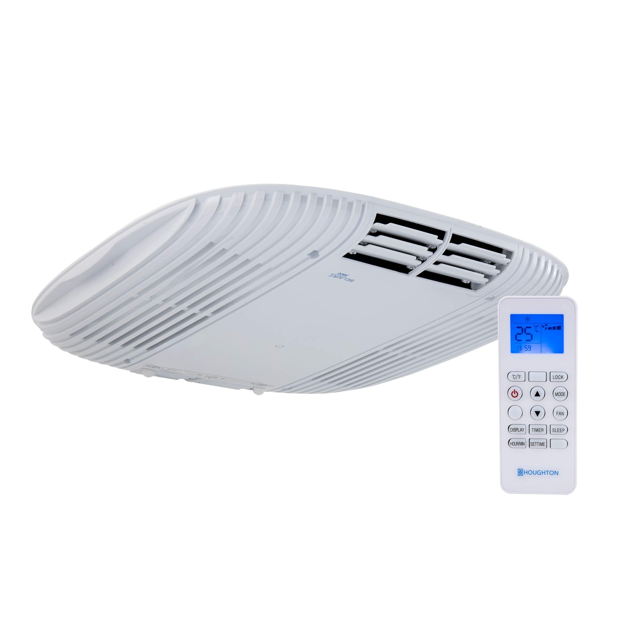 Recpro Rv Air Conditioner 15K Ducted Or Non-Ducted | Quiet Ac | 110-120V | Heat Pump And Cooling | Easy Install | All-In-One Unit | For Camper, Fifth Wheel, Food Trucks (Ducted, Black)