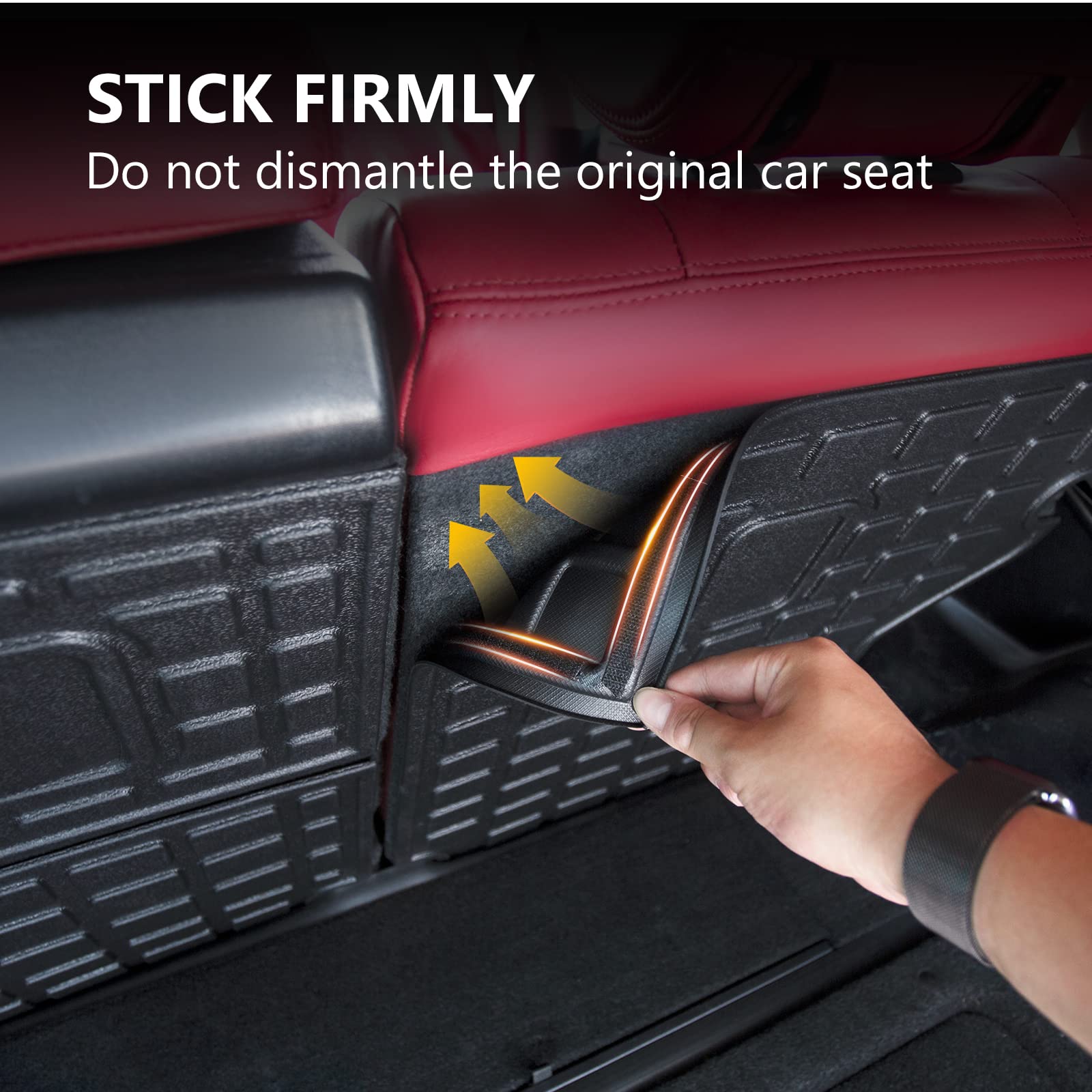 Powoq Cargo Mat Compatible With 2010-2023 Toyota 4Runner Trunk Mat Replacement For 2010-2023 Toyota 4Runner Accessories 5 Seater-No 3Rd Seat (Fit W/Sliding Tray, Rear Backrest Mats+Rear Trunk Mat)