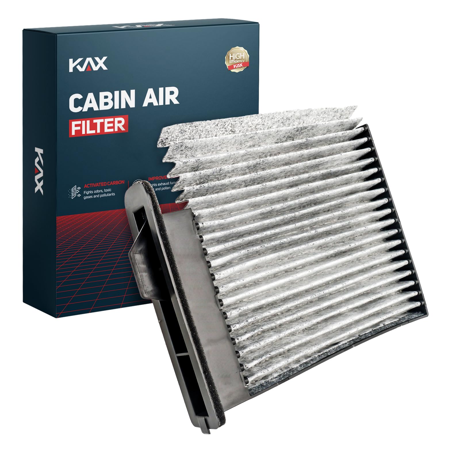 Kax Cabin Air Filter, Cf10545 Replacement For Versa 2007 2008 2009 2010 2011 2012 2013, W/Activated Carbon Passenger Compartment